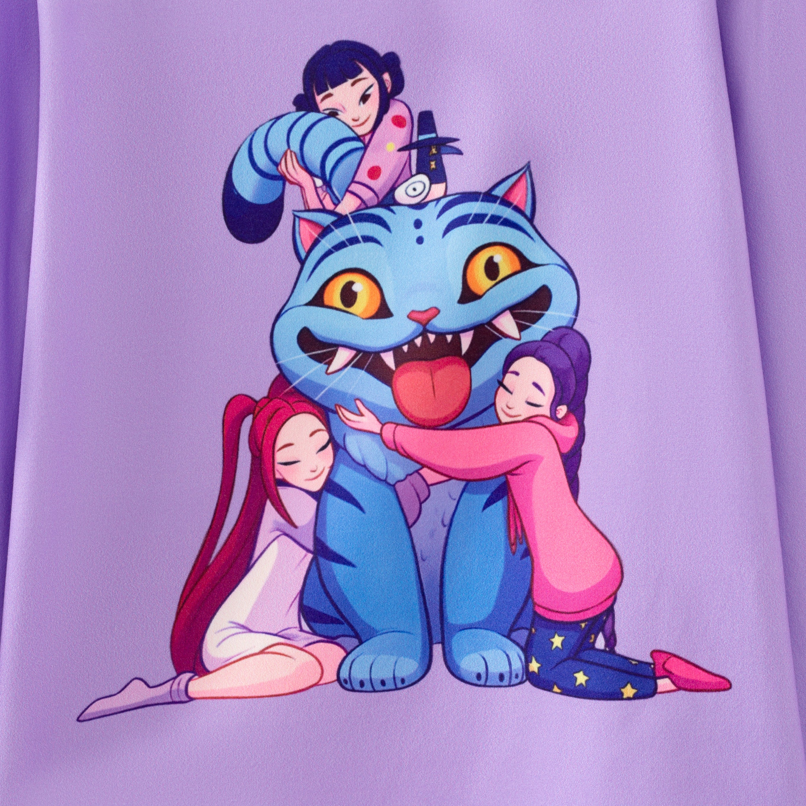 （Pre Order,Prepack Zone）Girls Movie Character Print Pajamas（Mix Size）