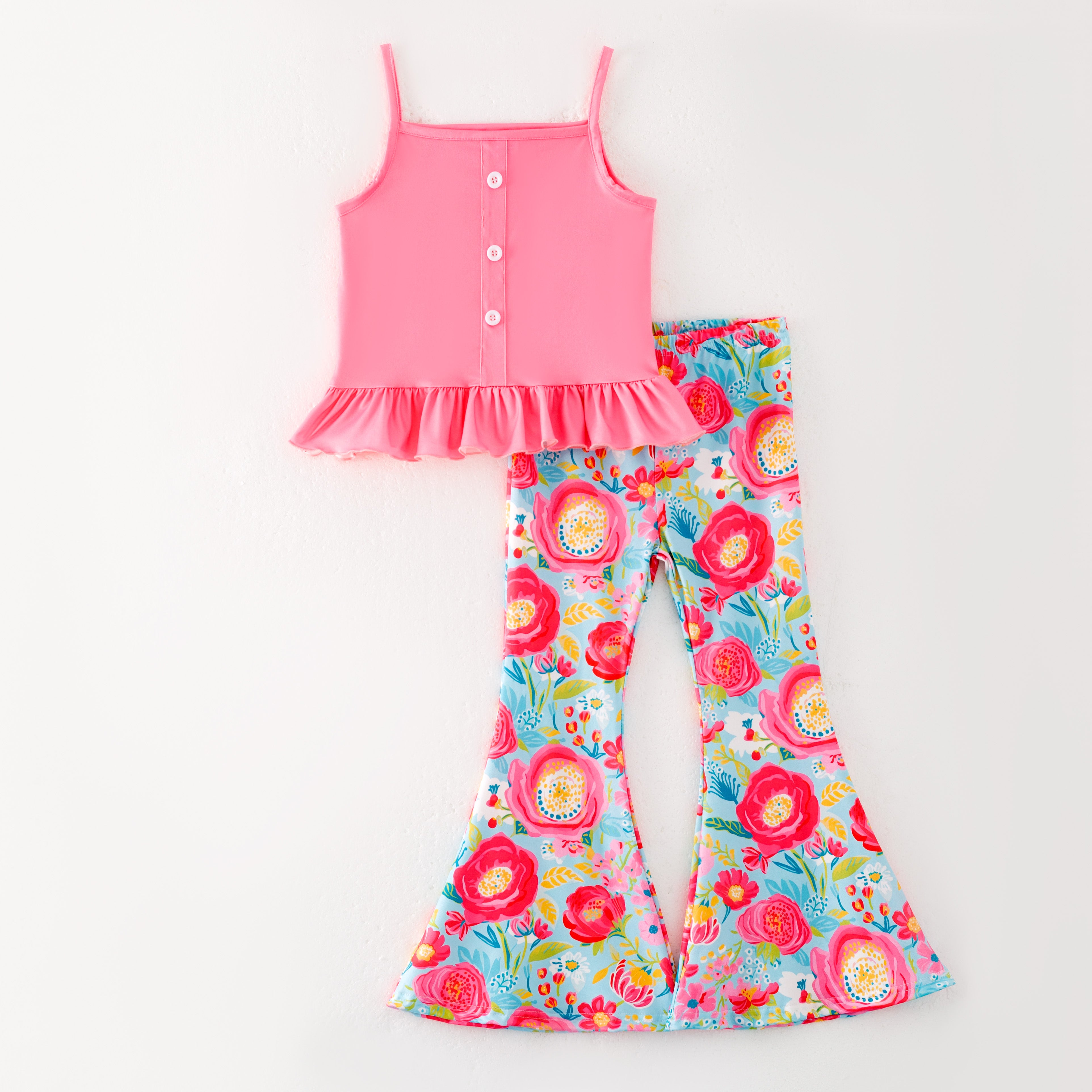 （Pre Order）Mommy and Me Spring＆Summer Sunflower Print Dress,Set