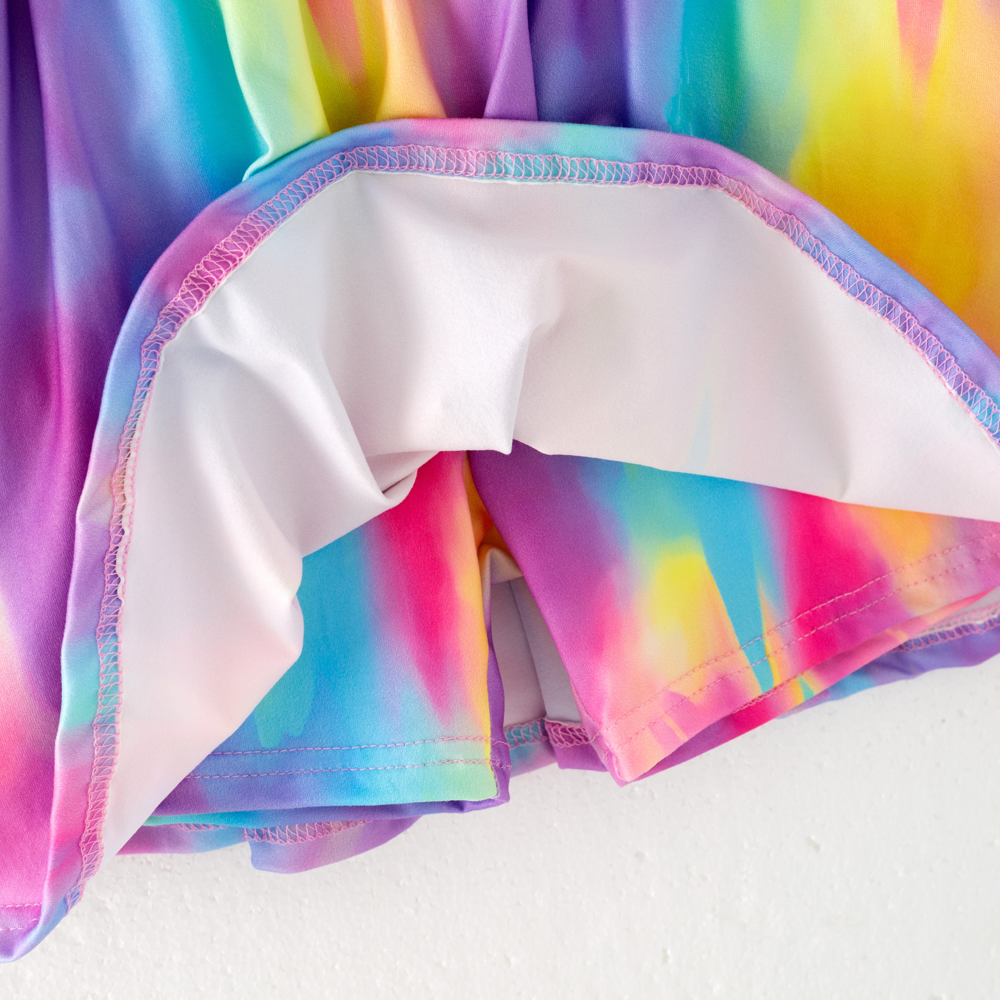（Pre Order）Girls Spring and Summer Plain Color Skort