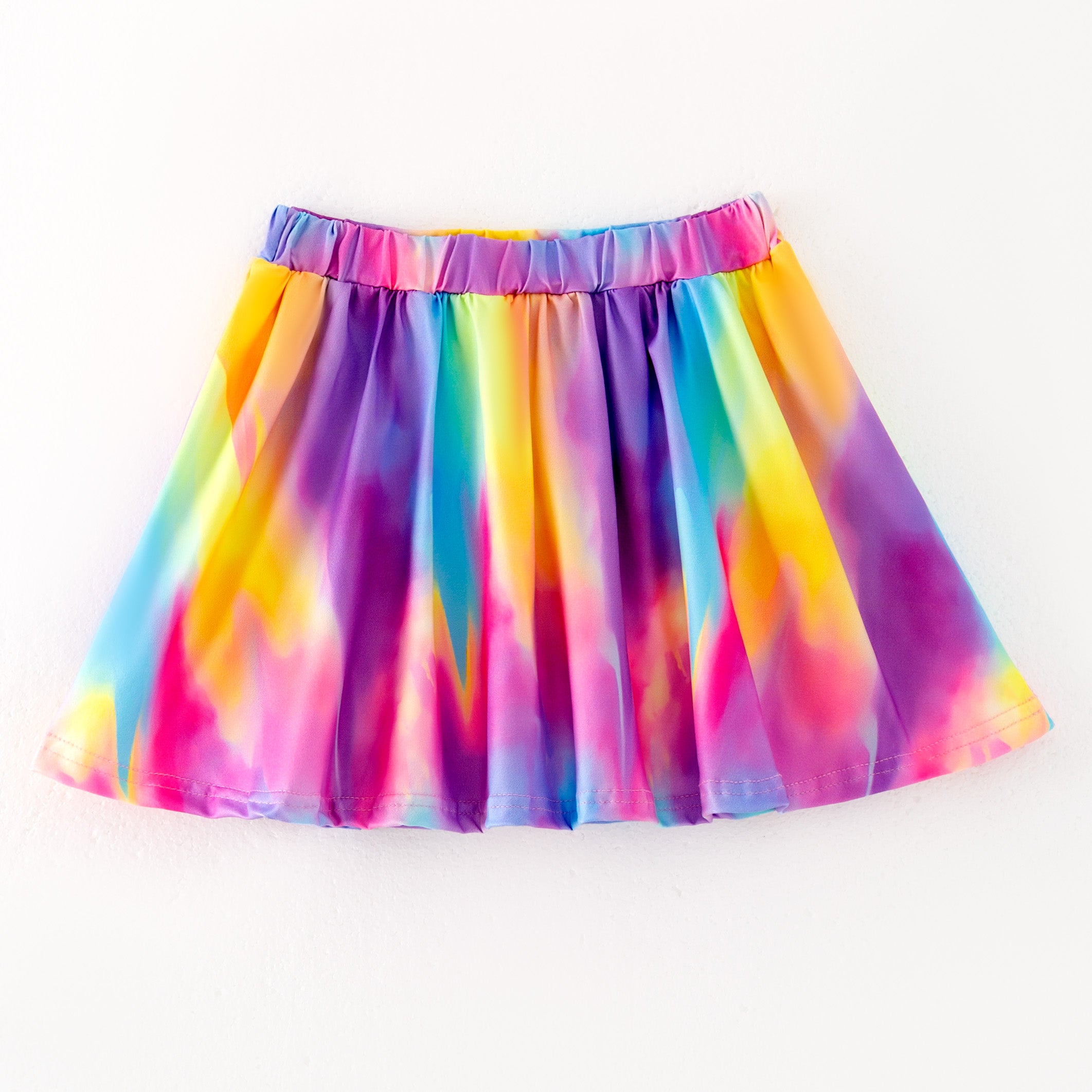 （Pre Order）Girls Spring and Summer Plain Color Skort