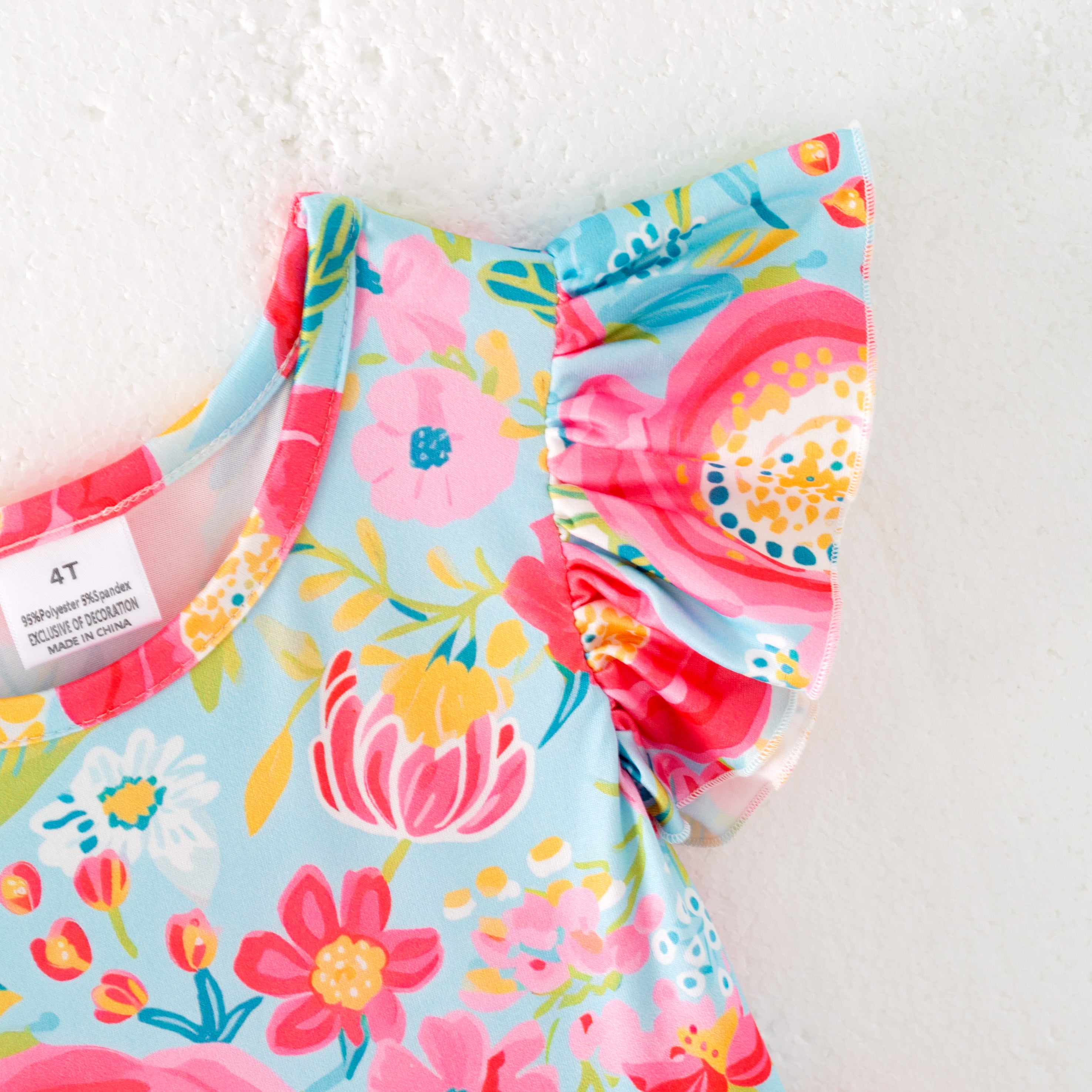 （Pre Order）Mommy and Me Spring＆Summer Sunflower Print Dress,Set
