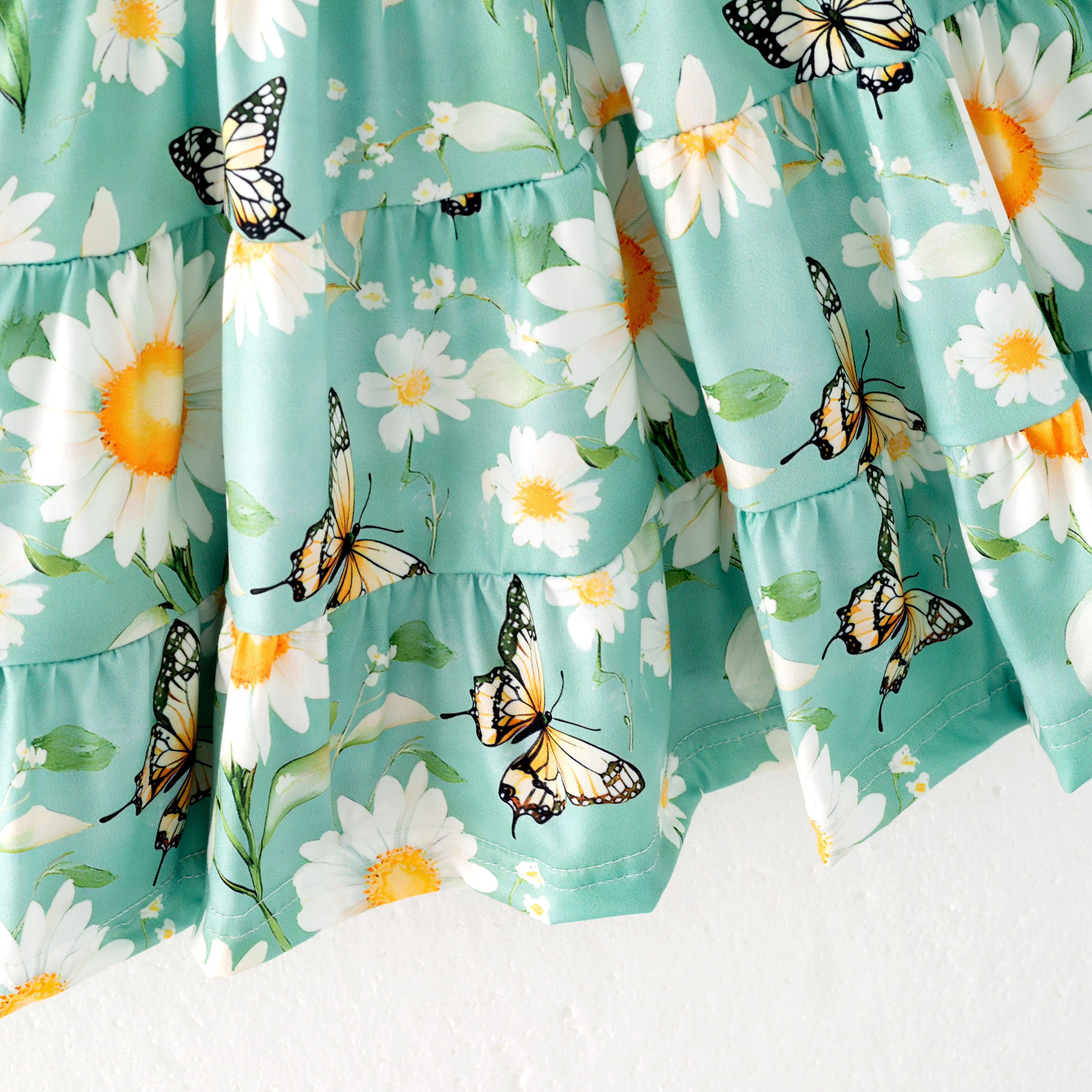 （Pre Order,Prepack Zone）Family Summer Dasiy Print Slip Dress