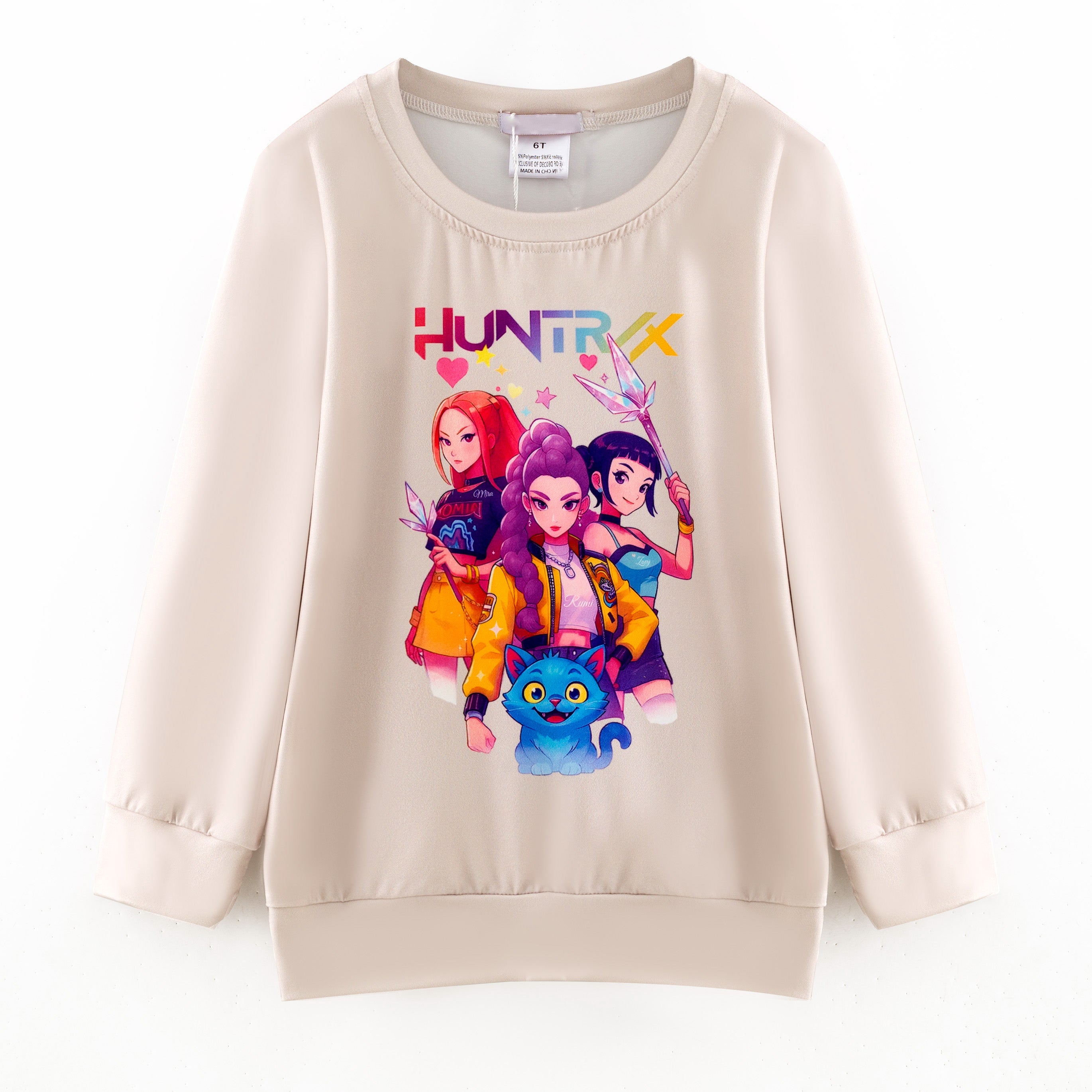 （Pre Order,Prepack Zone）Girls Movie Character Print Sweatshirt（Mix Size）