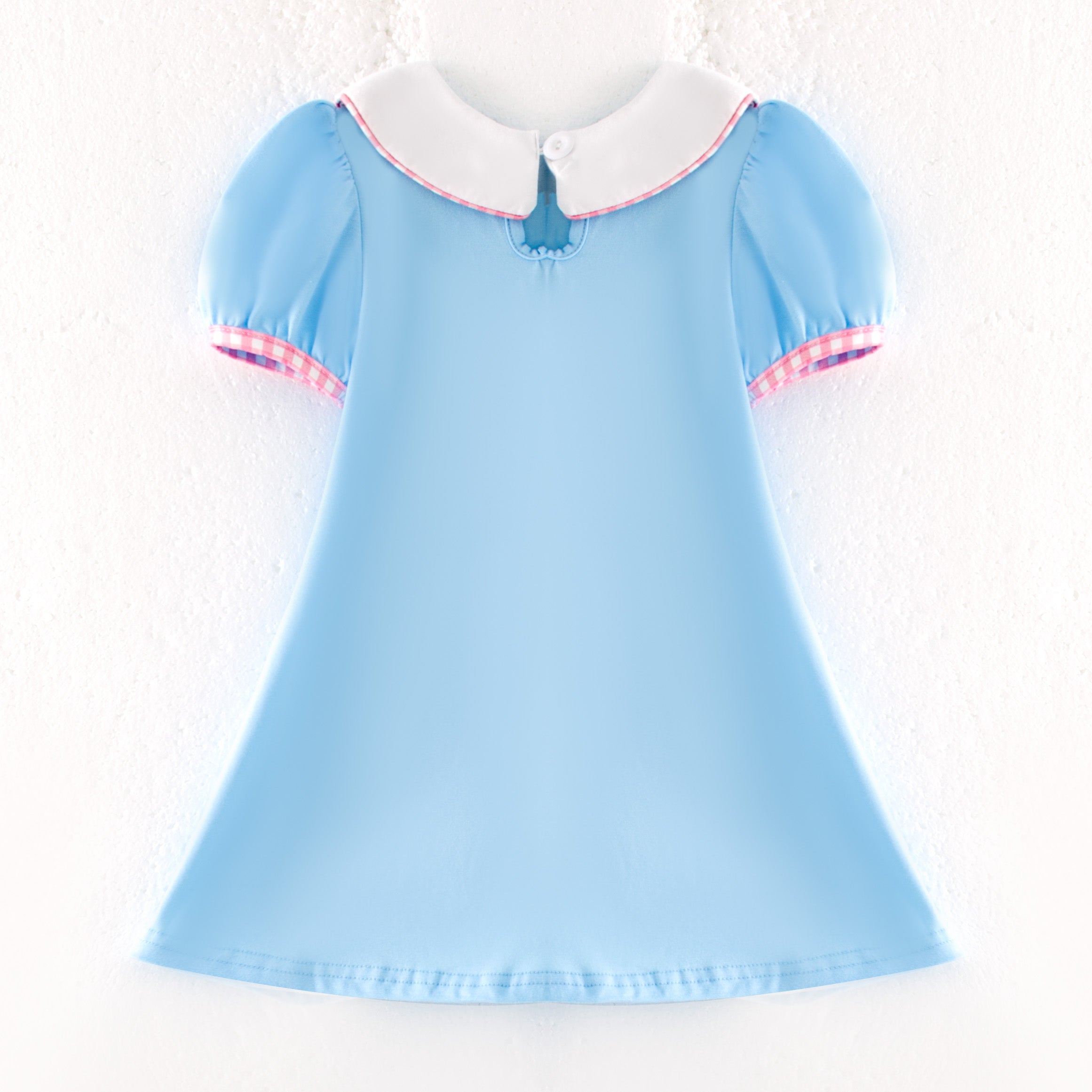 （In Stock）Girls Spring and Summer Strawberry Applique Dress