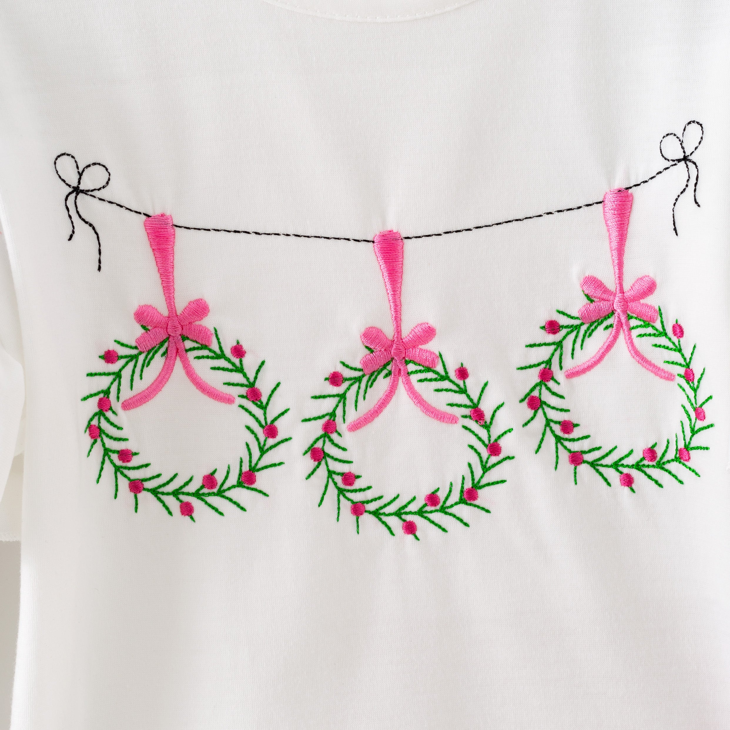 （Pre Order,Prepack Zone）Girls Christmas Applique Outfit Set（Mix Size）