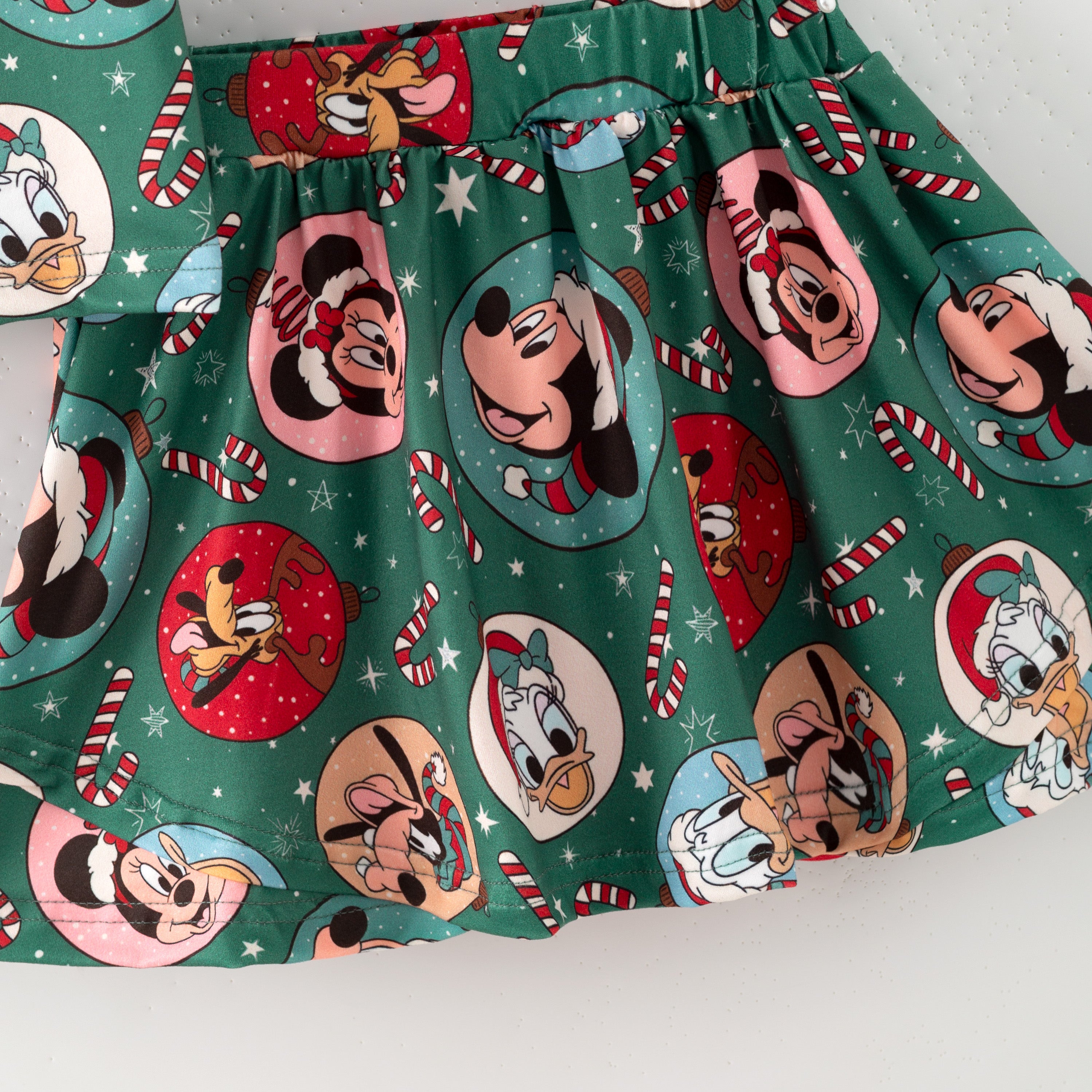 （Pre Order,Prepack Zone）Girls Christmas Cartoon Print Dress（Mix Size）