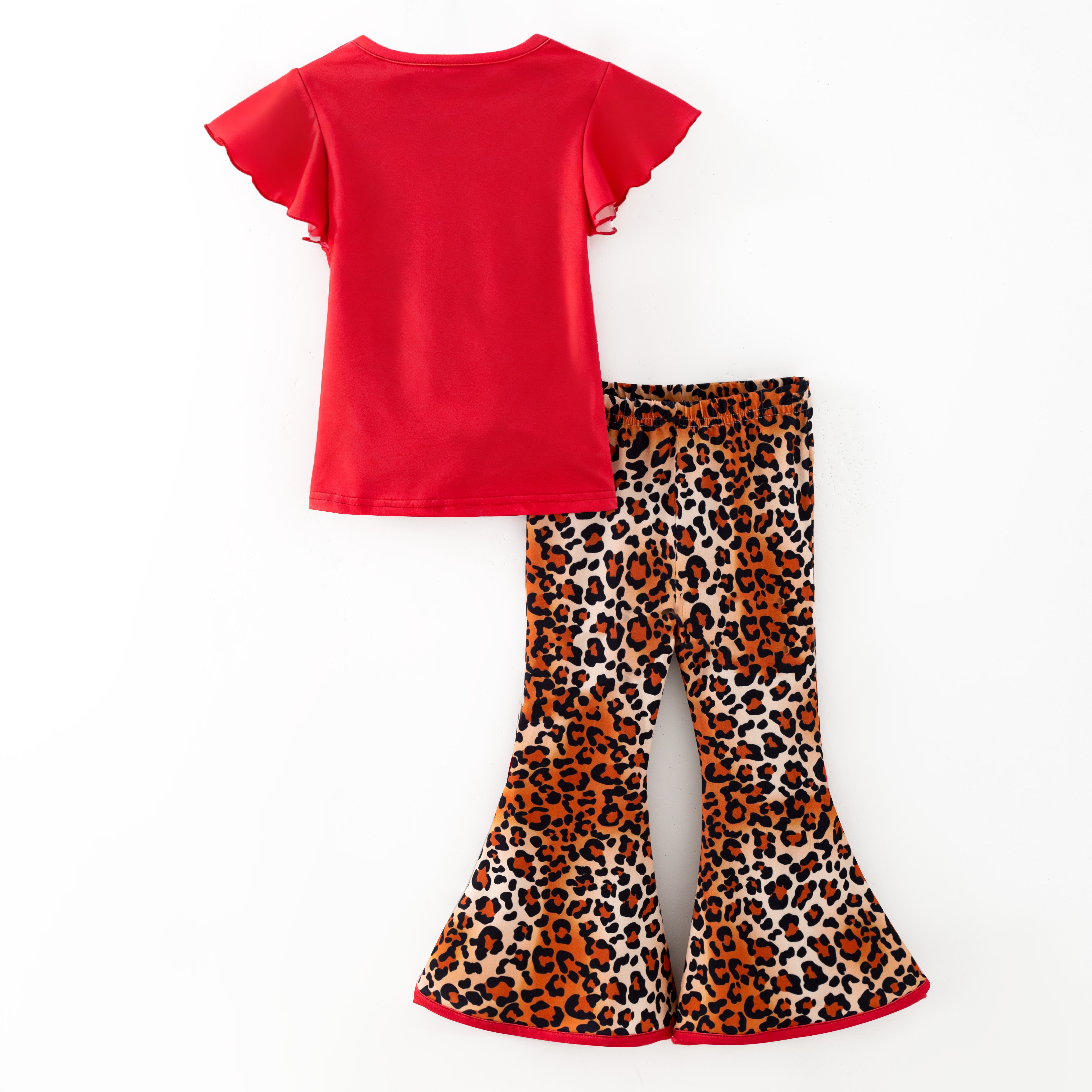 （Pre Order,Prepack Zone）Girls Cherry Print Outfit Set（Mix Size）