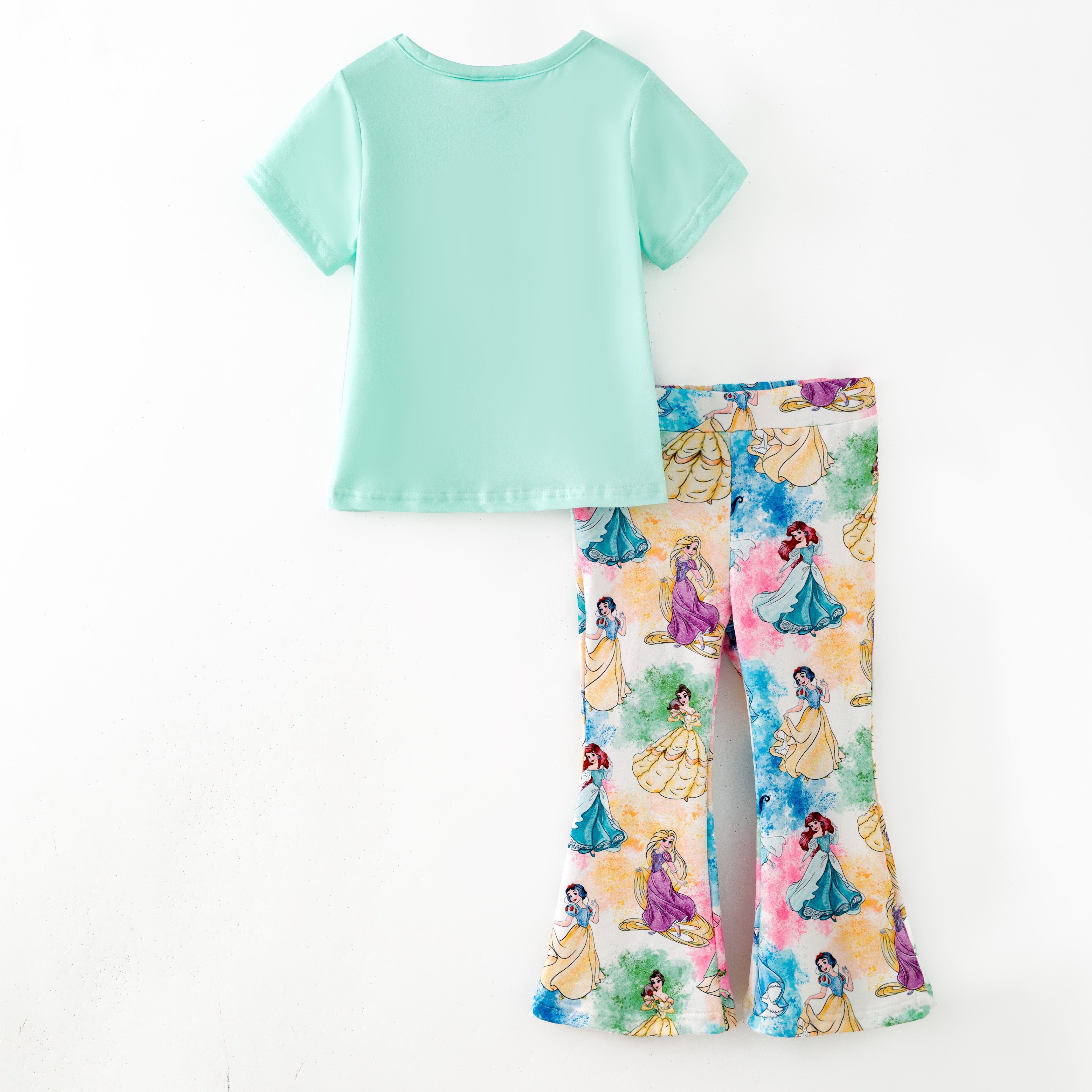 （Pre Order,Prepack Zone）Girls Princess Print Outfit Set（Mix Size）