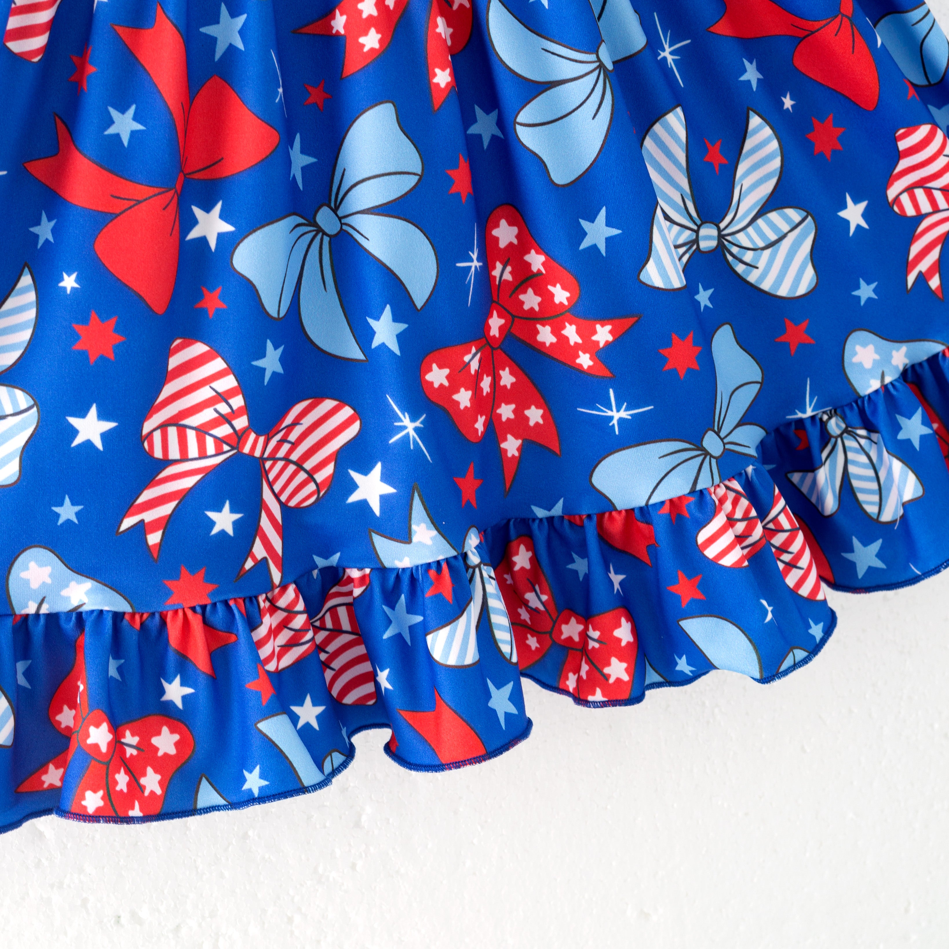 （Pre Order）Patriotic Print Strap Dress