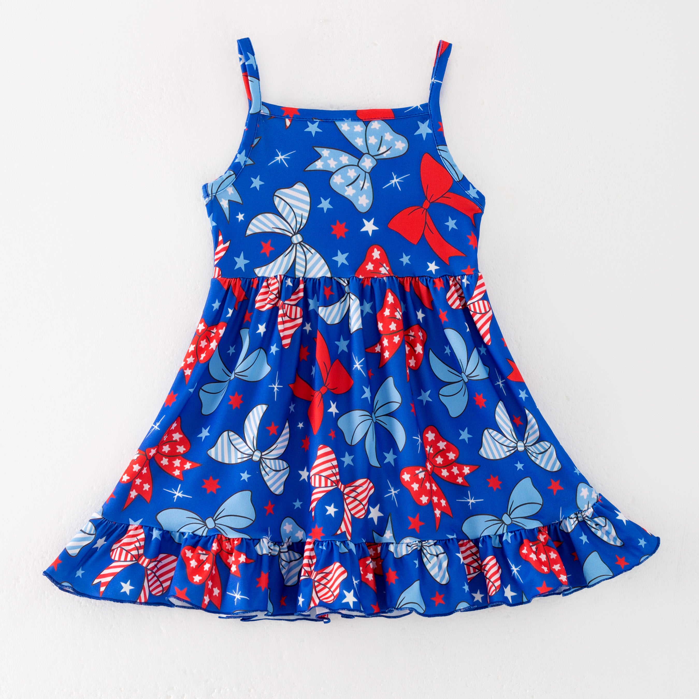 （Pre Order）Patriotic Print Strap Dress