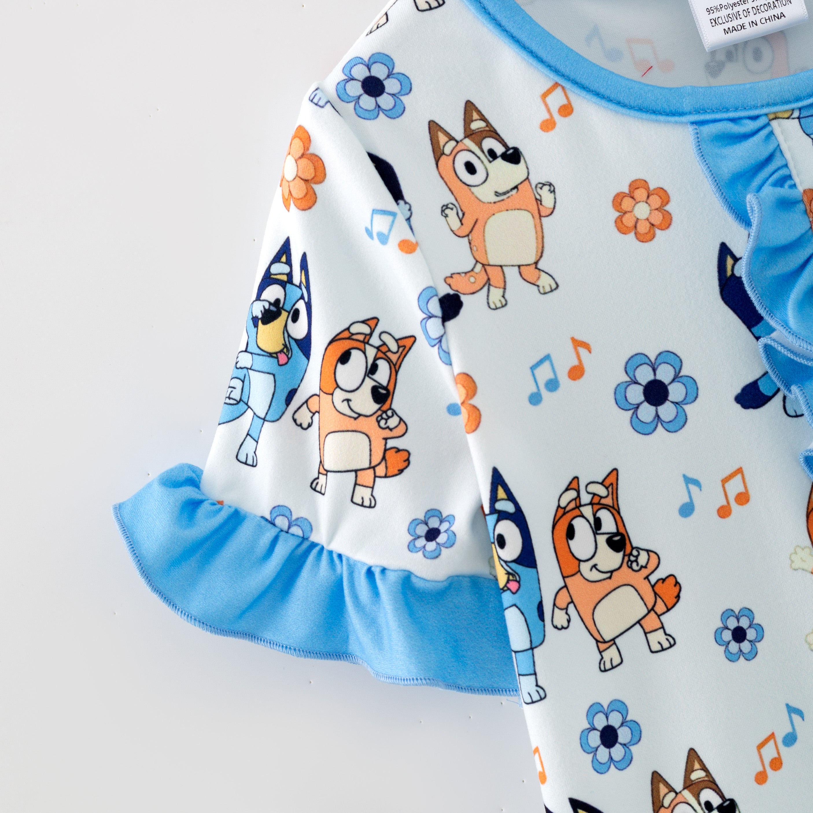 （Pre Order,Prepack Zone）Girls Cartoon Print Dress&Pajamas（Mix Size）