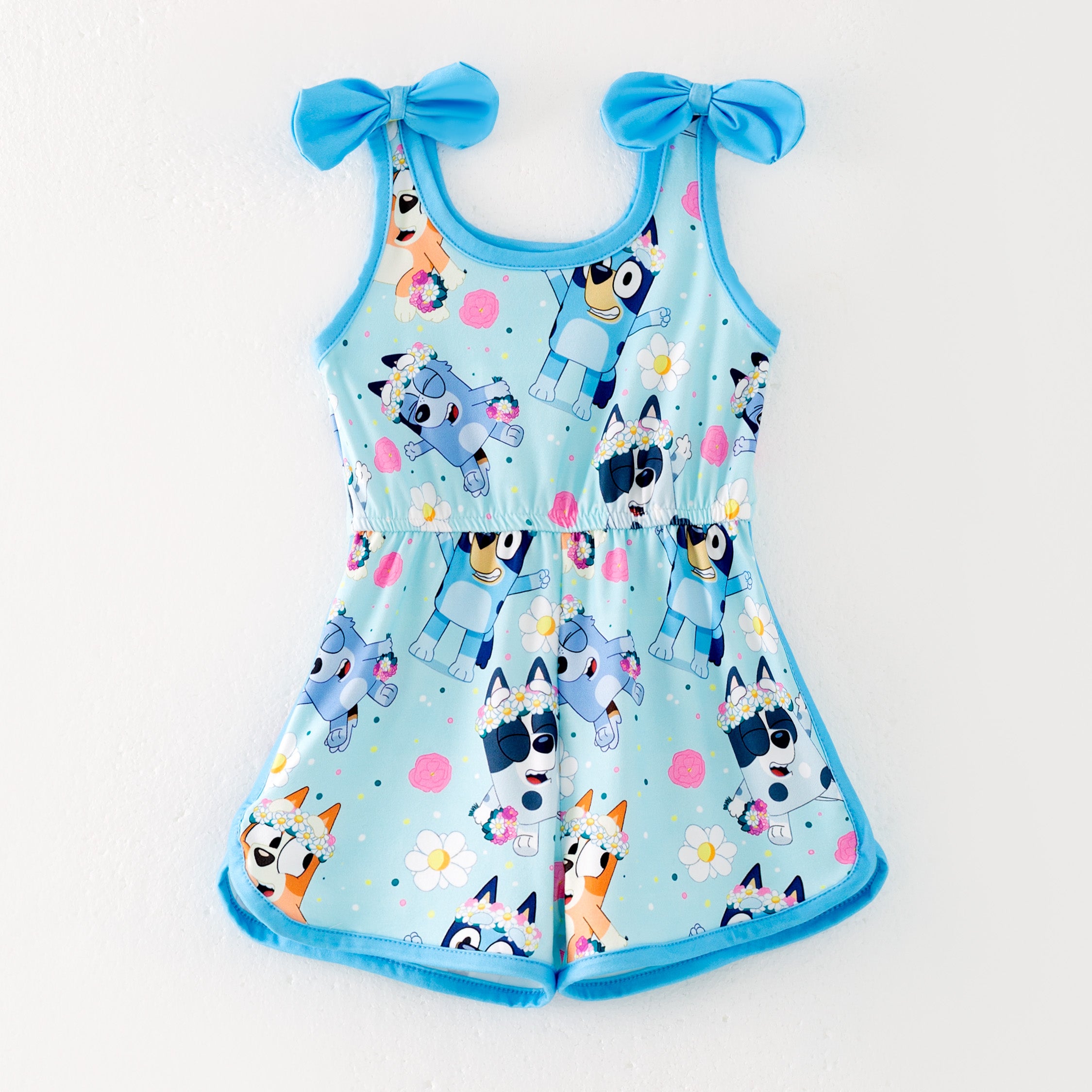 （Pre Order）Girls Spring and Summer Cartoon Print Jumpsuit