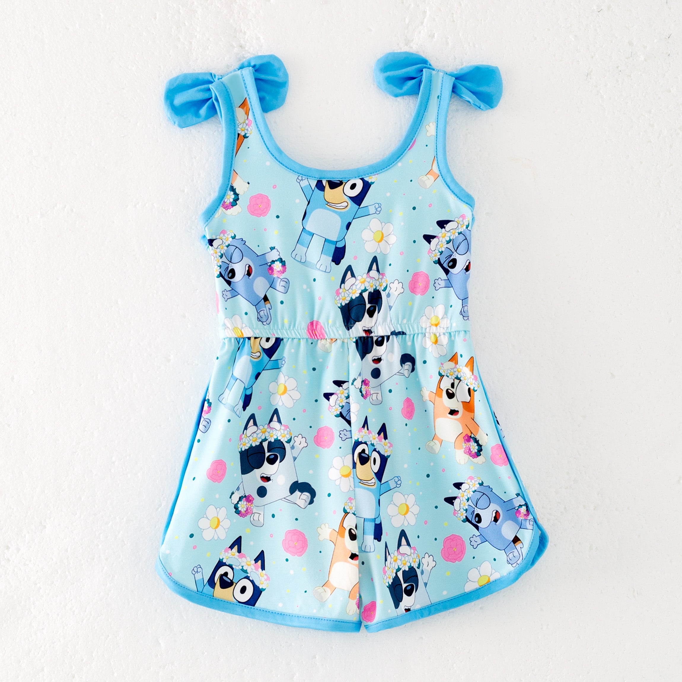 （Pre Order）Girls Spring and Summer Cartoon Print Jumpsuit