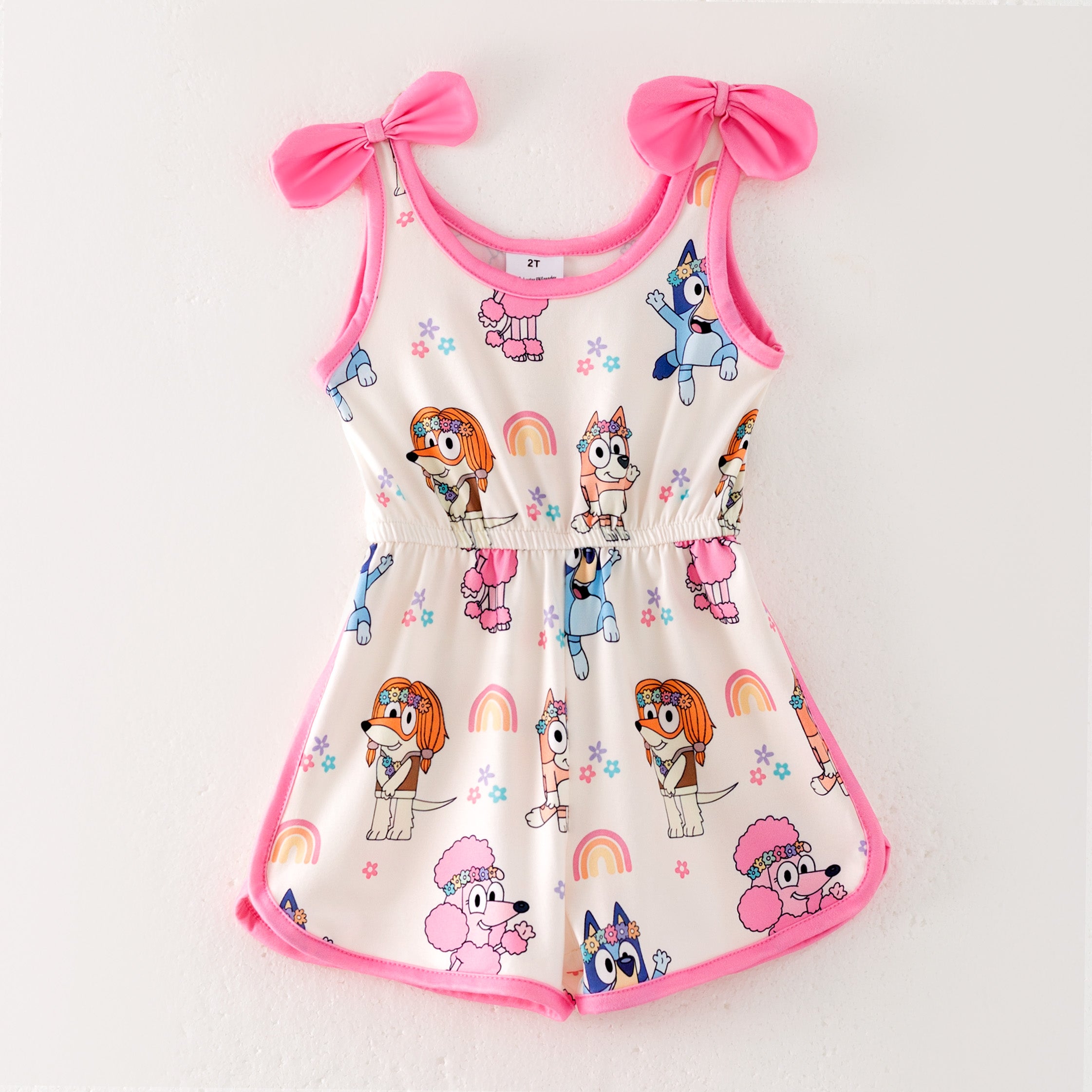 （Pre Order）Girls Spring and Summer Cartoon Print Jumpsuit