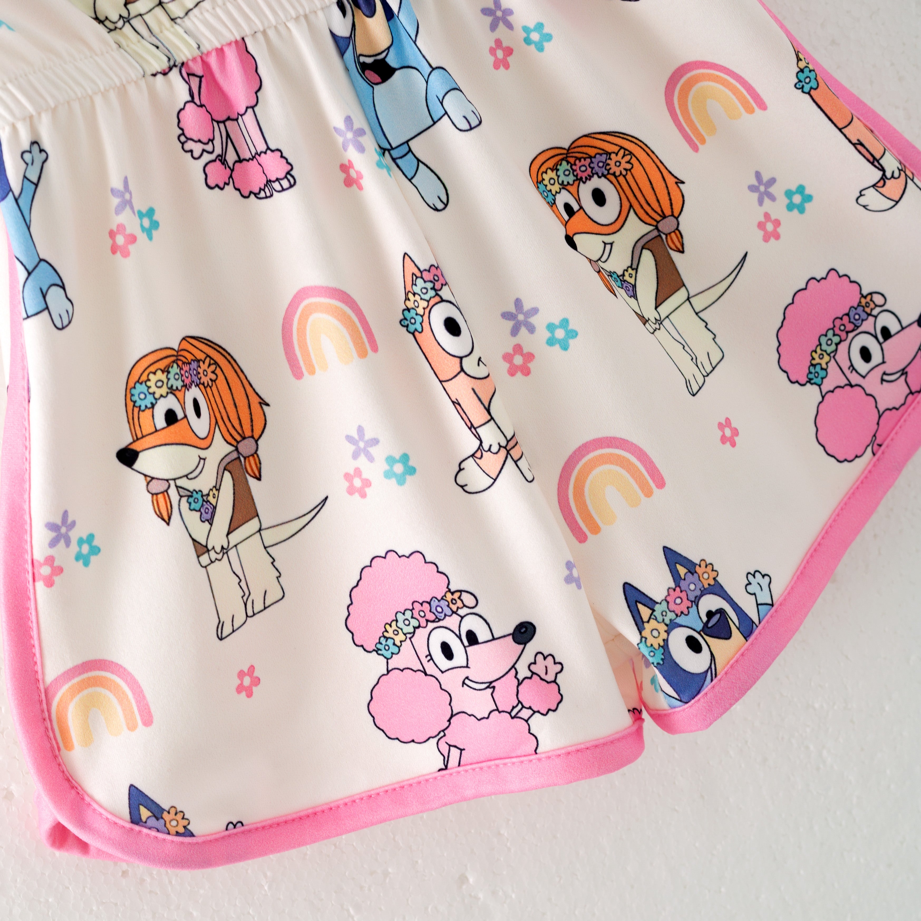 （Pre Order）Girls Spring and Summer Cartoon Print Jumpsuit