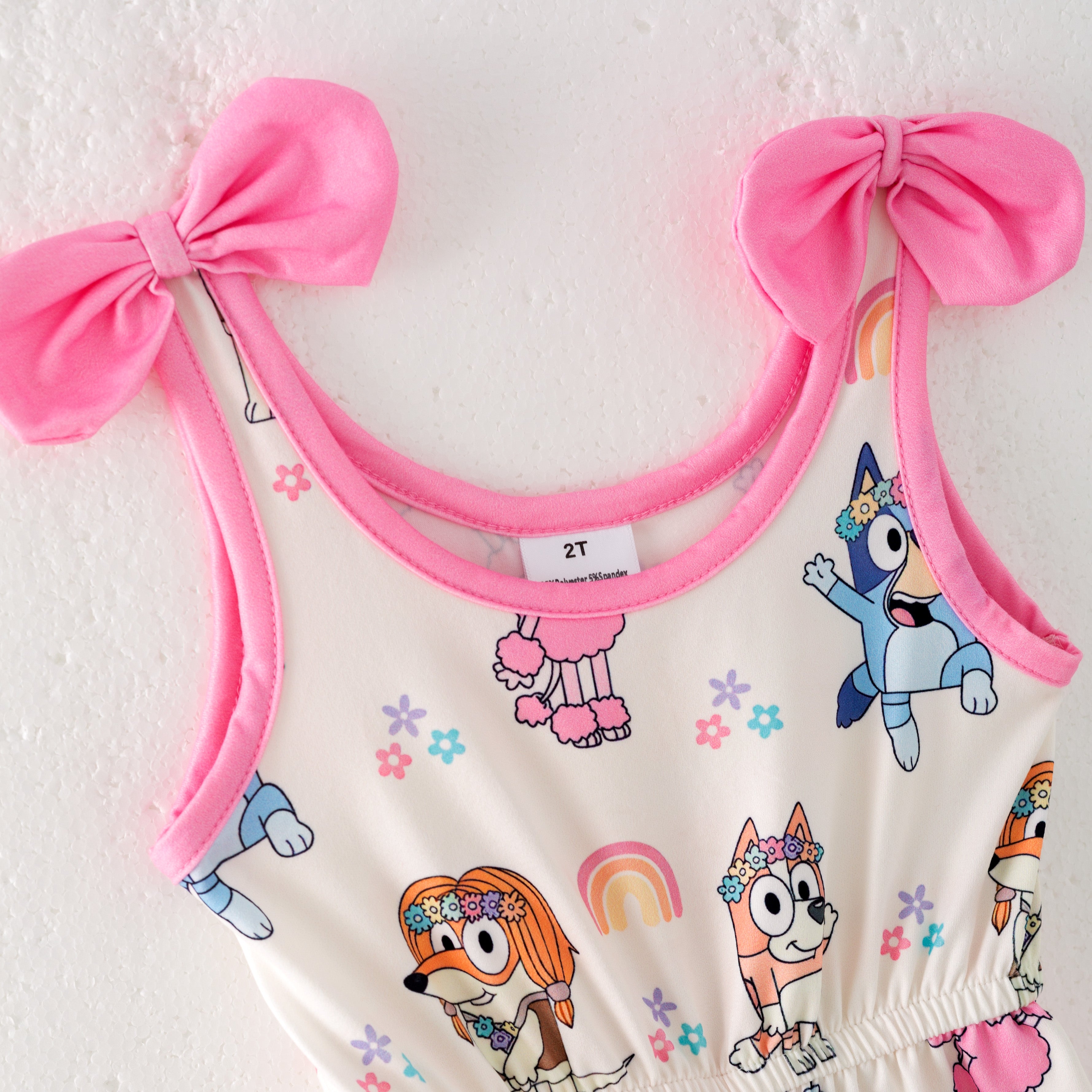 （Pre Order）Girls Spring and Summer Cartoon Print Jumpsuit