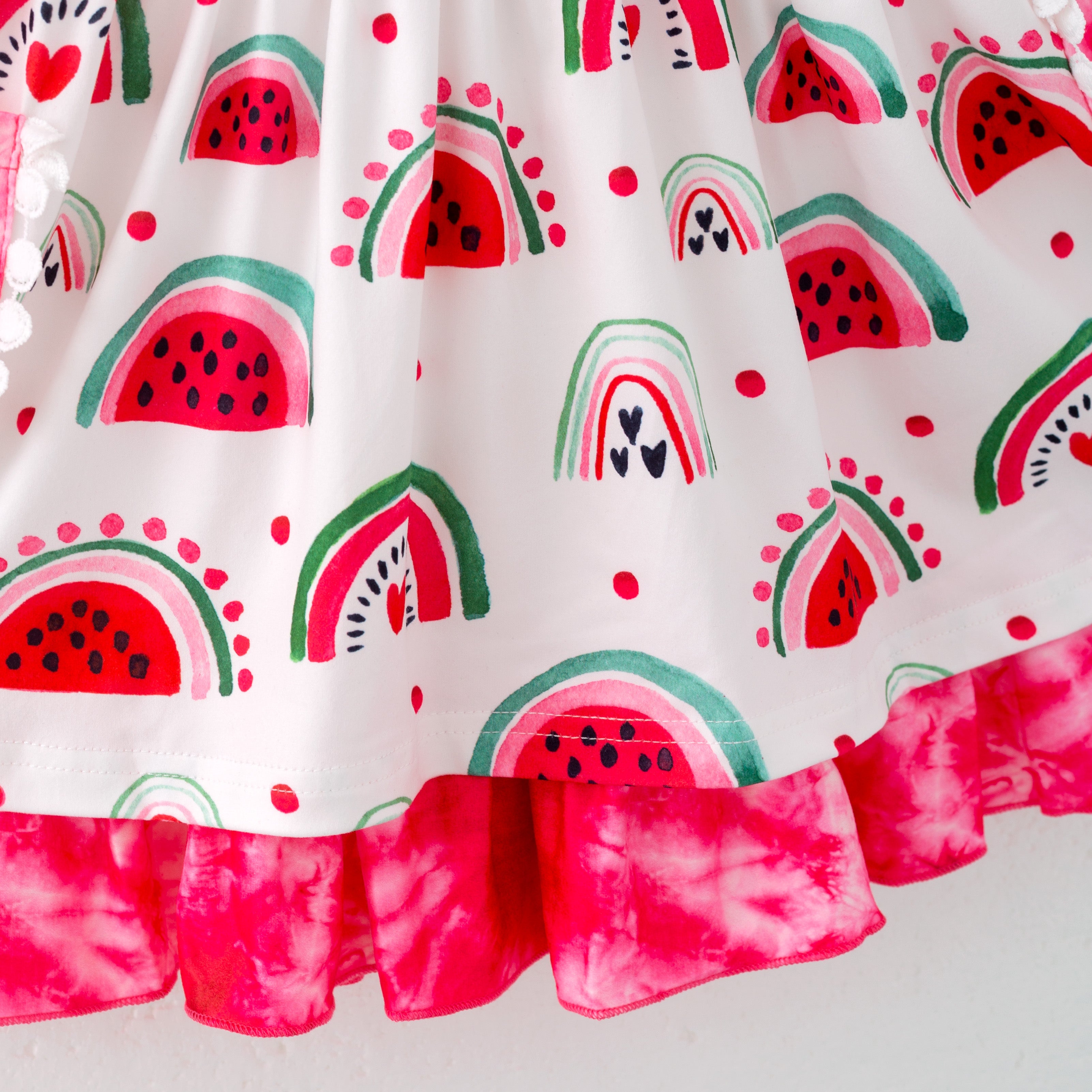 （In Stock）Girls Spring and Summer Watermelon Print Dress