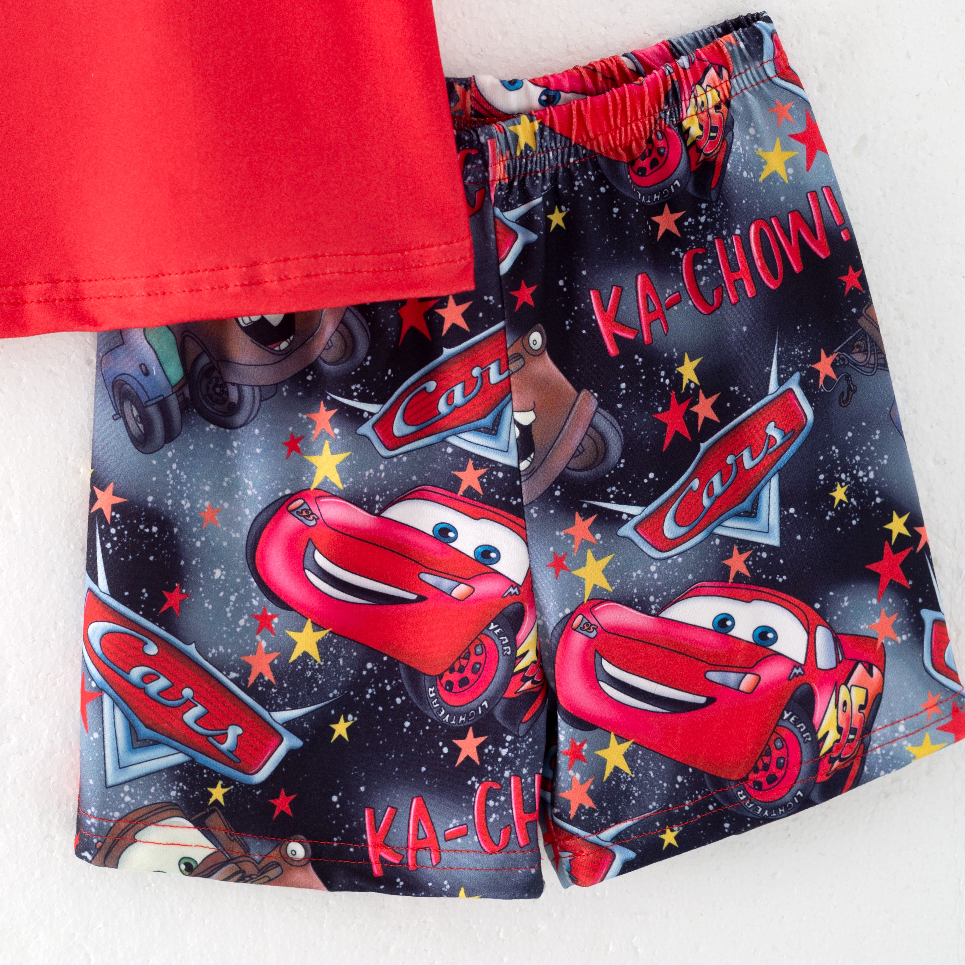 （Pre Order）Boys Spring and Summer Cartoon Print Shorts Set