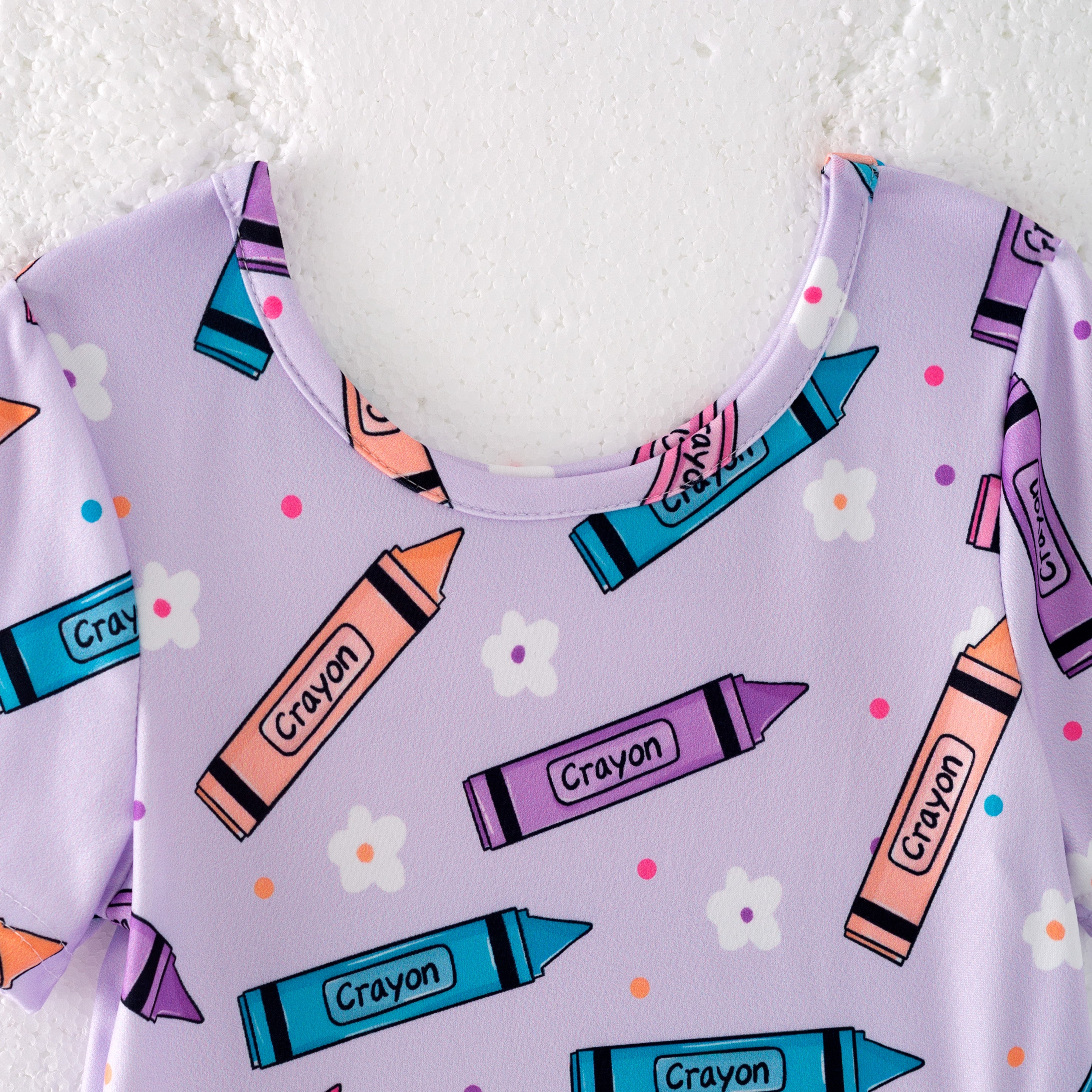 （Pre Order）Girls Summer Back To School Print Dress