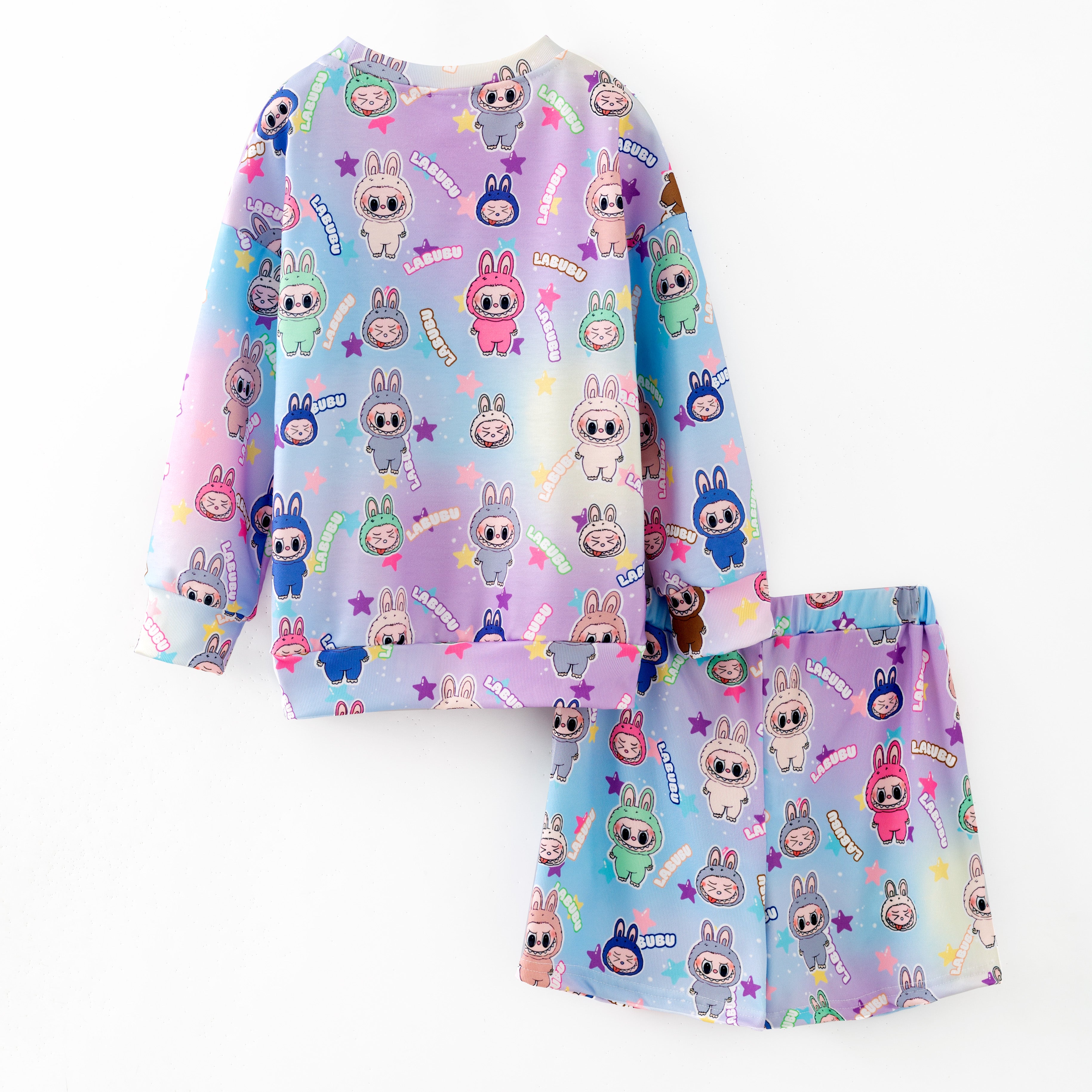 （Pre Order,Prepack Zone）Girls LBB Print Shorts Set with Pockets（Mix Size）