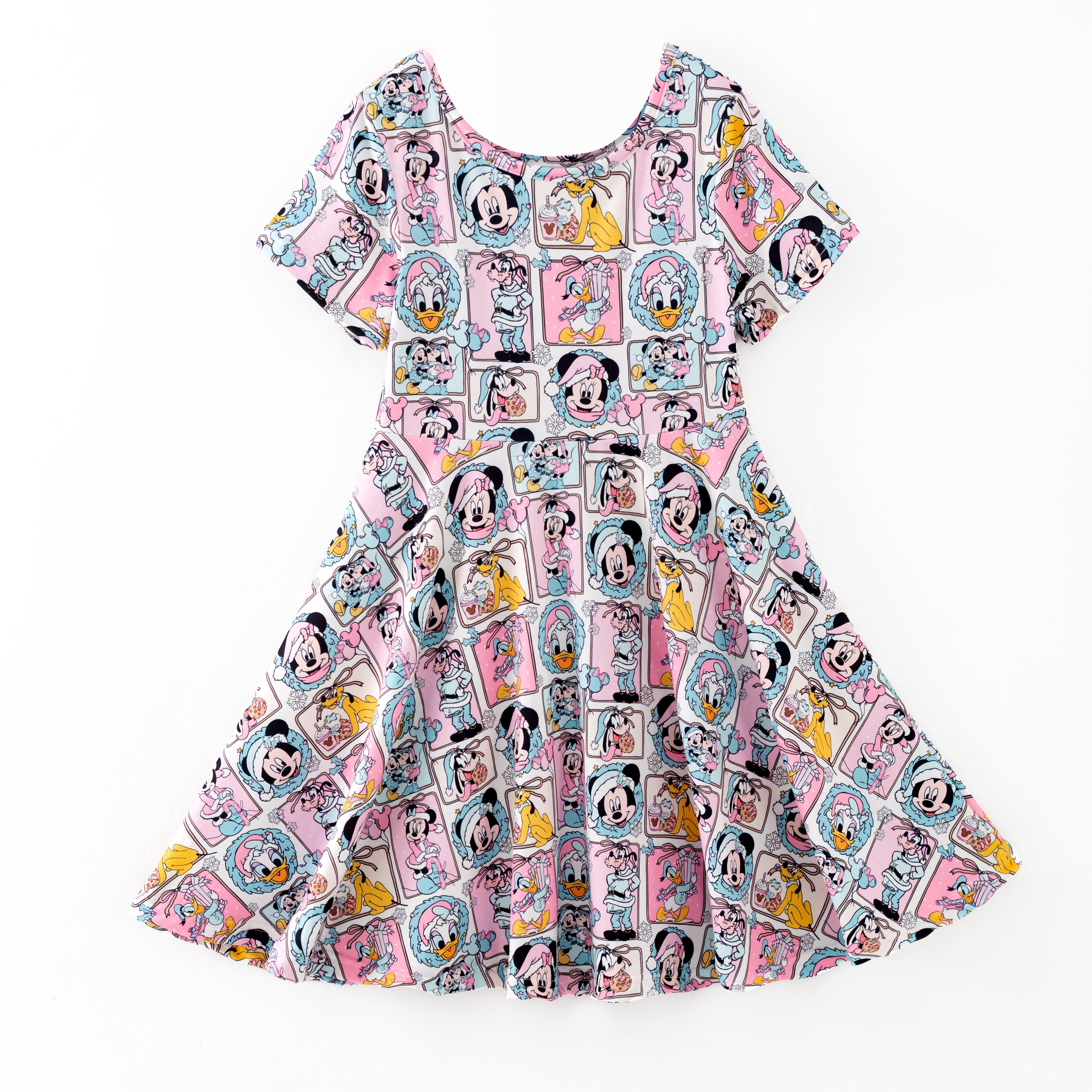 （Pre Order,Prepack Zone）Girls Cartoon Print Dress（Mix Size）
