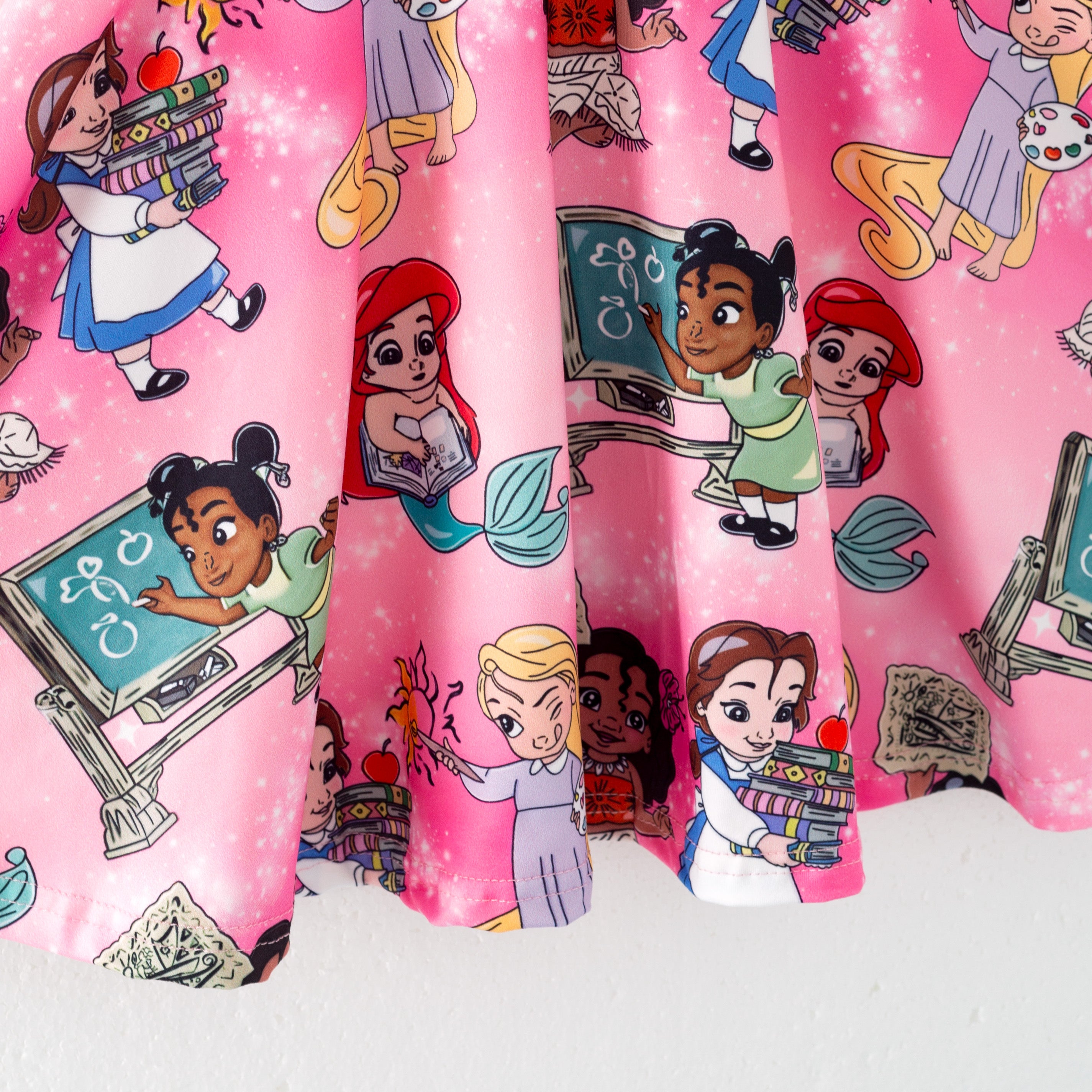 （Pre Order）Girls Summer Back To School Print Dress