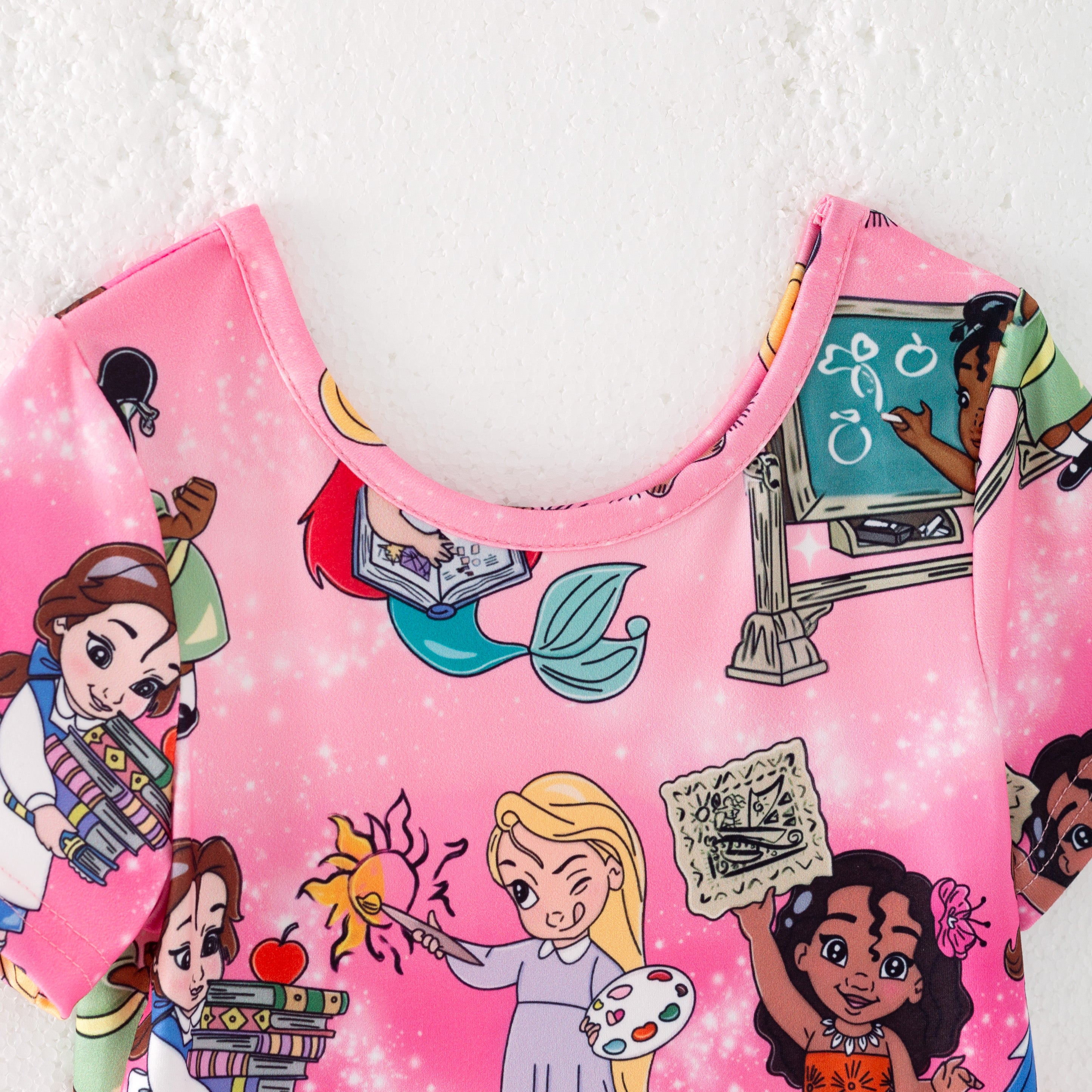 （Pre Order）Girls Summer Back To School Print Dress