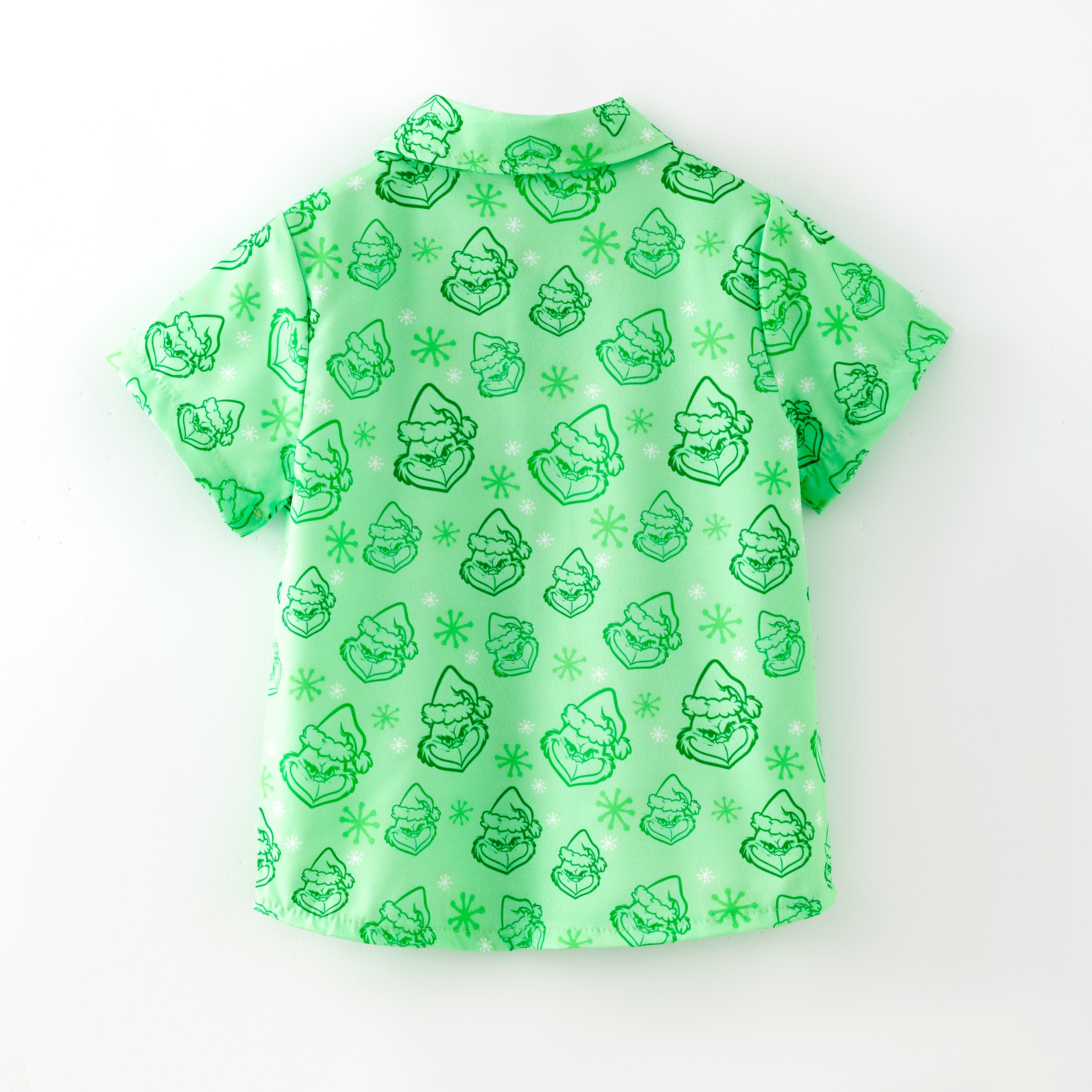 （Pre Order,Prepack Zone）Girls Christmas Cartoon Print Set,Dress&Top（Mix Size）