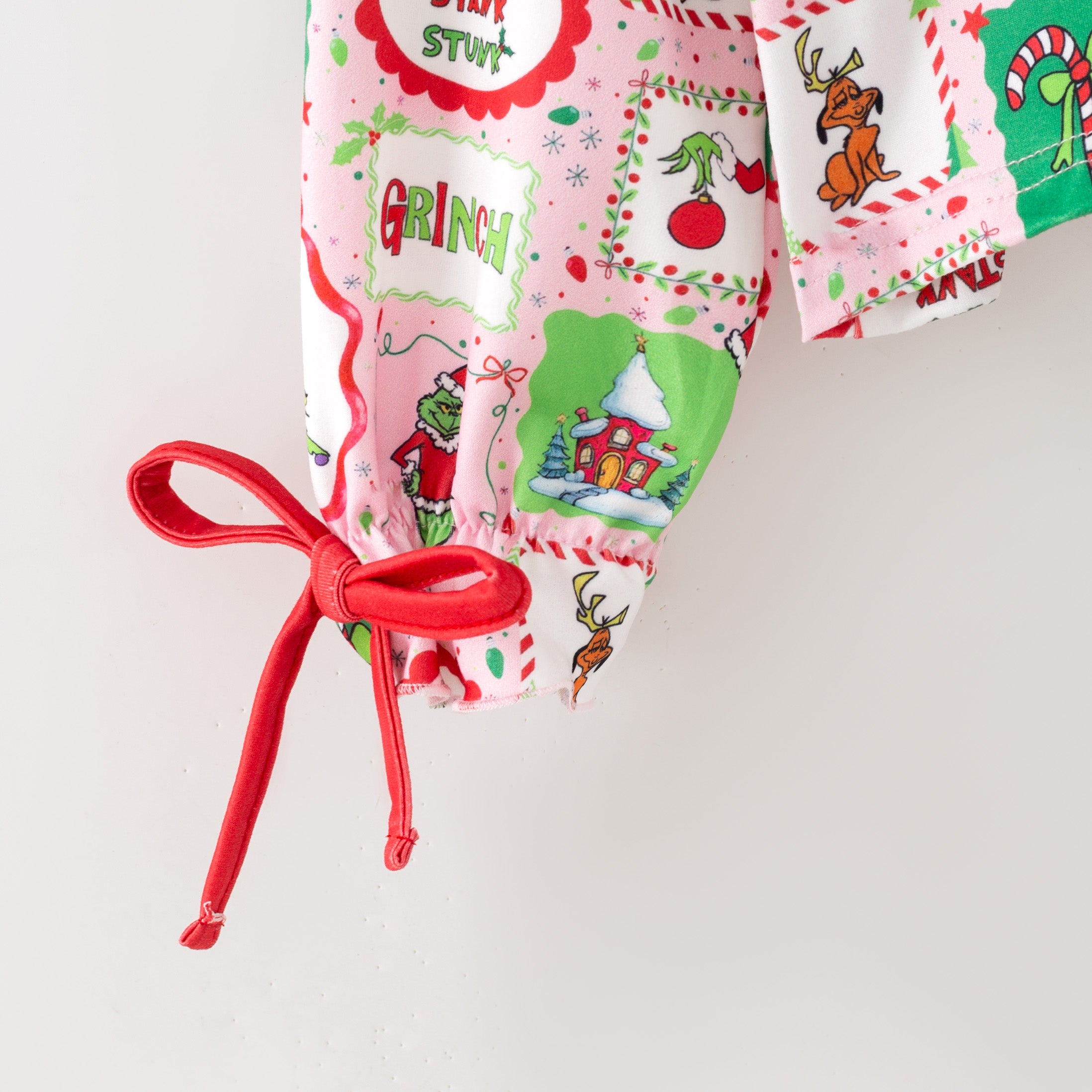 （Pre Order,Prepack Zone）Family Cartoon Print Dress&Set