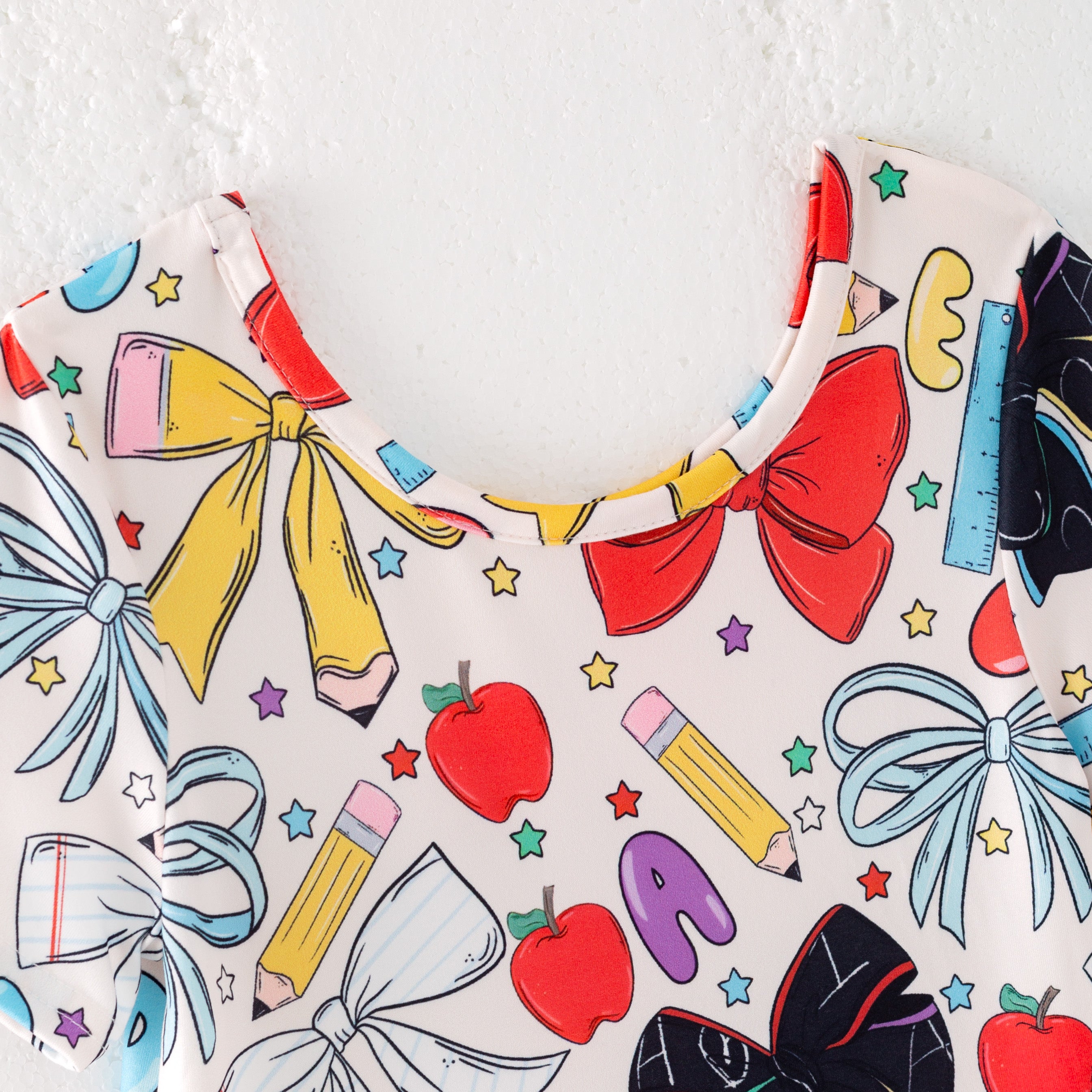 （Pre Order）Girls Summer Back To School Print Dress