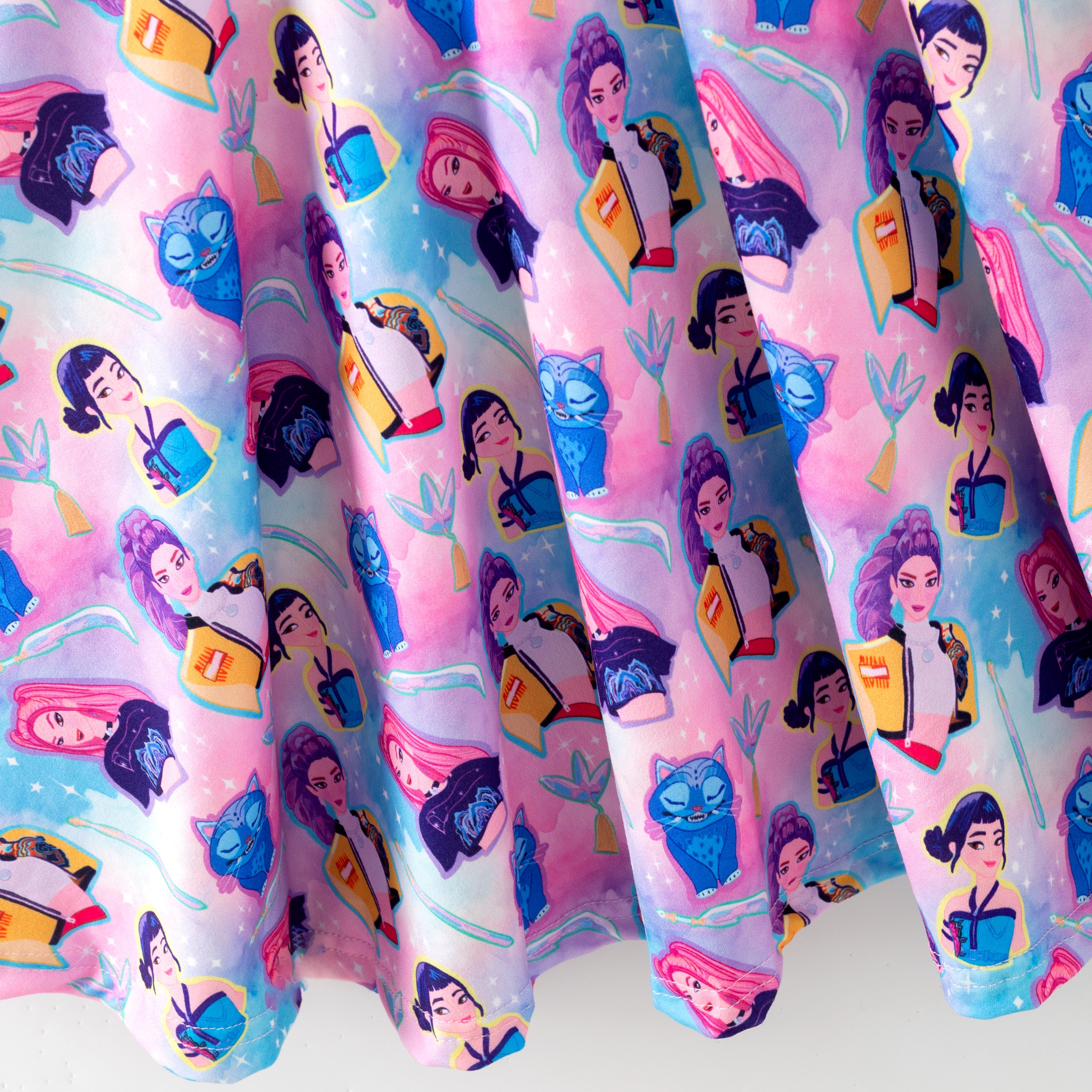 （Pre Order,Prepack Zone）Girls Movie Character Print Dress（Mix Size）