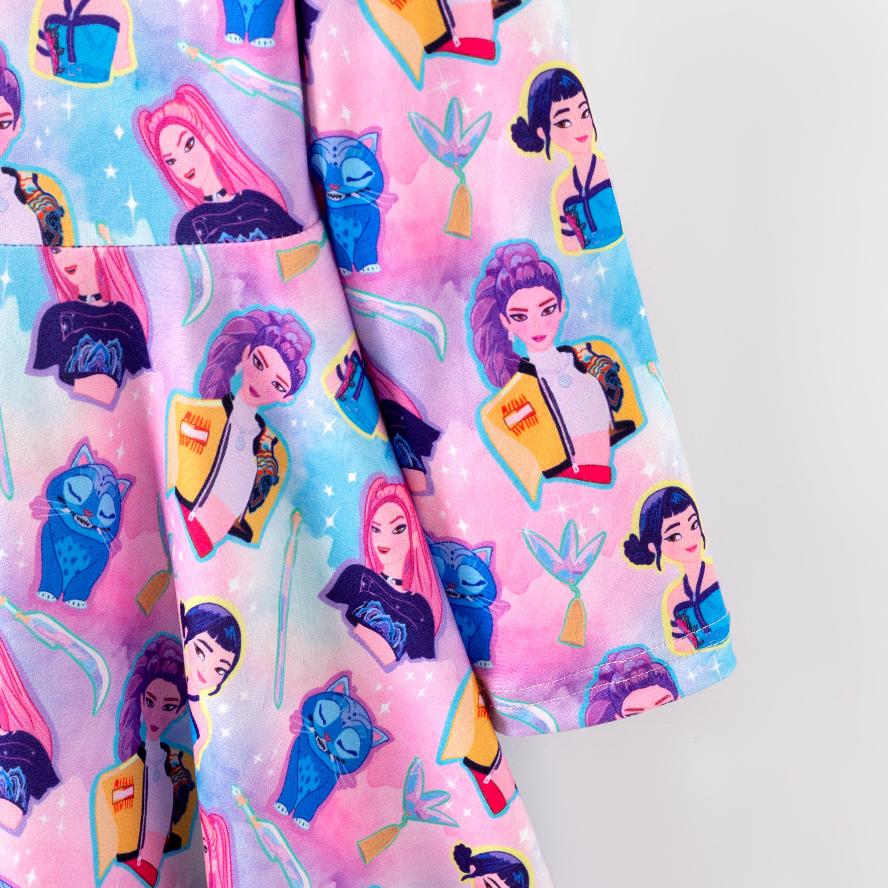 （Pre Order,Prepack Zone）Girls Movie Character Print Dress（Mix Size）