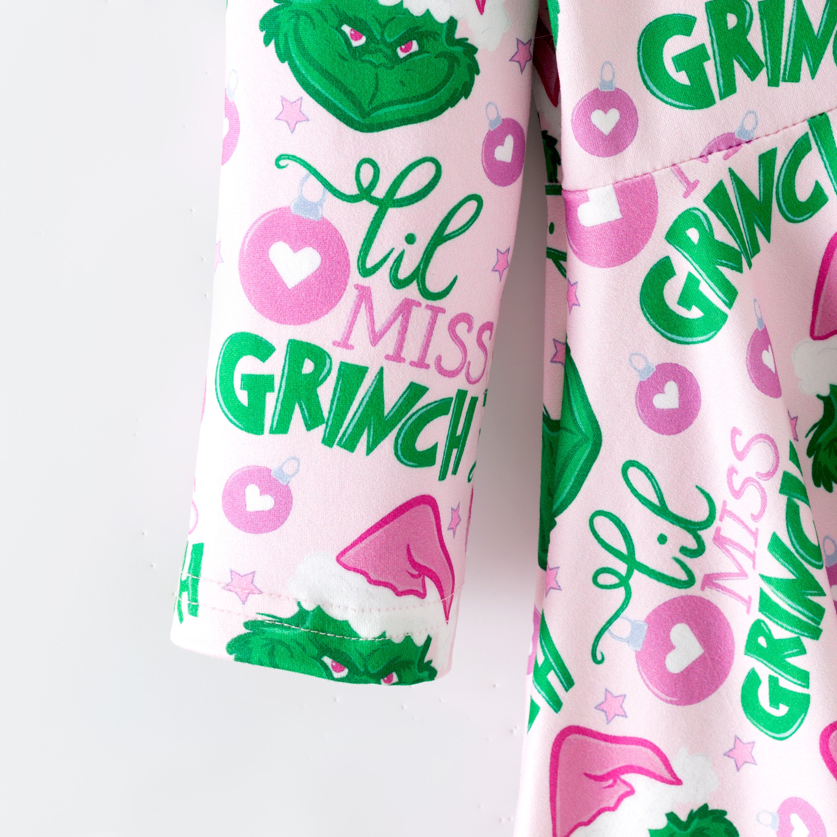 （Pre Order,Prepack Zone）Girls Christmas Cartoon Print Dress（Mix Size）