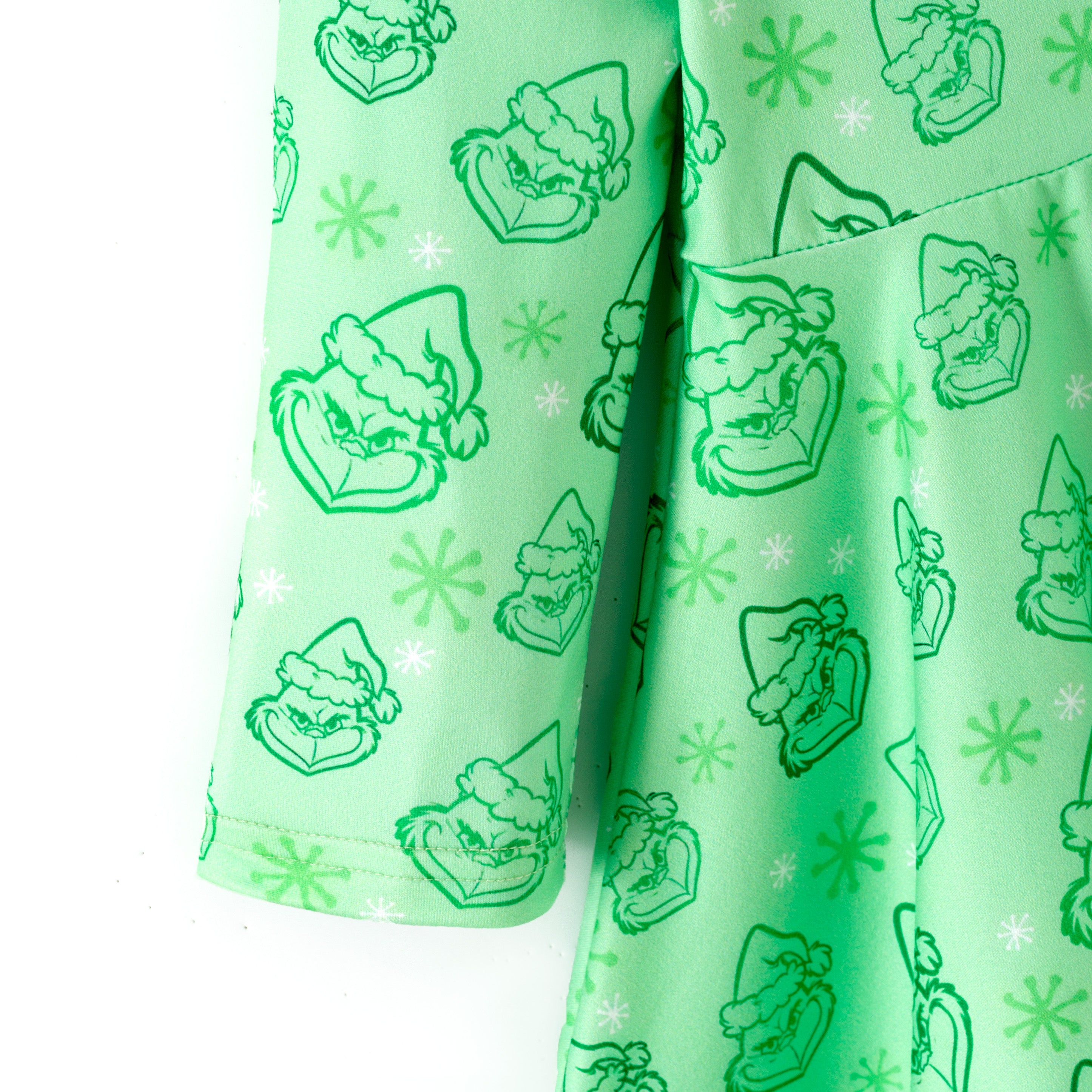 （Pre Order,Prepack Zone）Girls Christmas Cartoon Print Set,Dress&Top（Mix Size）