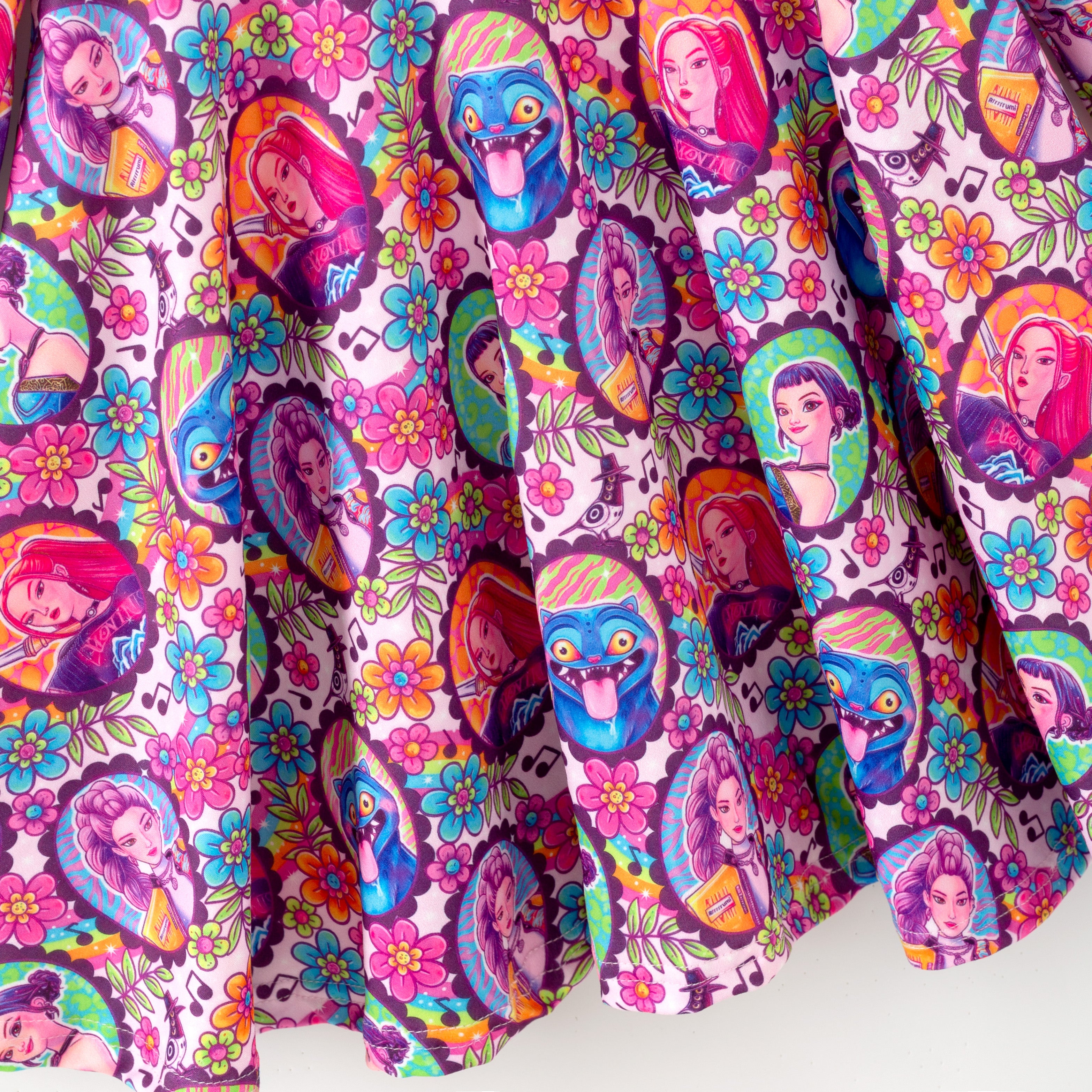 （Pre Order,Prepack Zone）Girls Movie Character Print Dress（Mix Size）