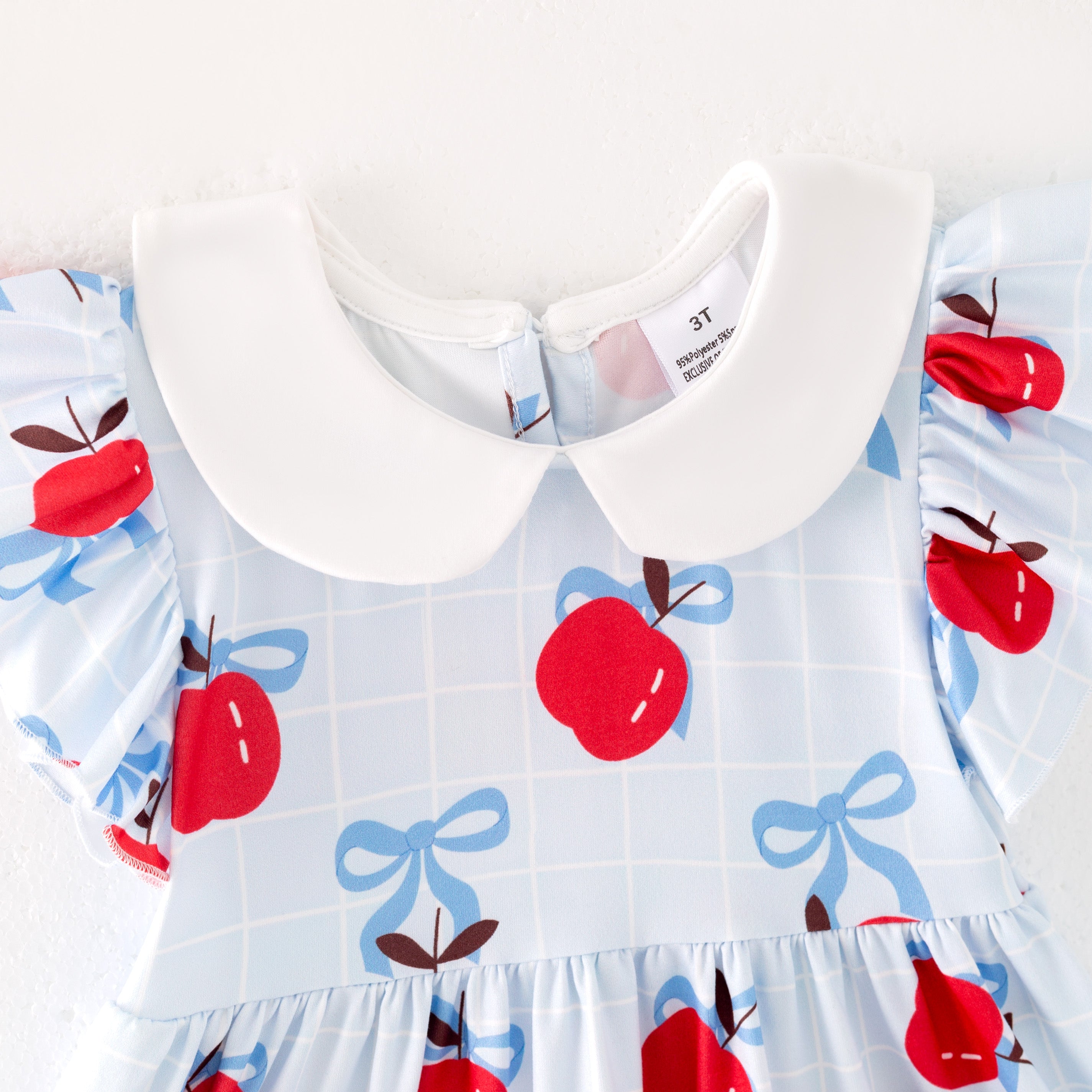 （Pre Order）Girls Summer Back To School Print Dress＆Set