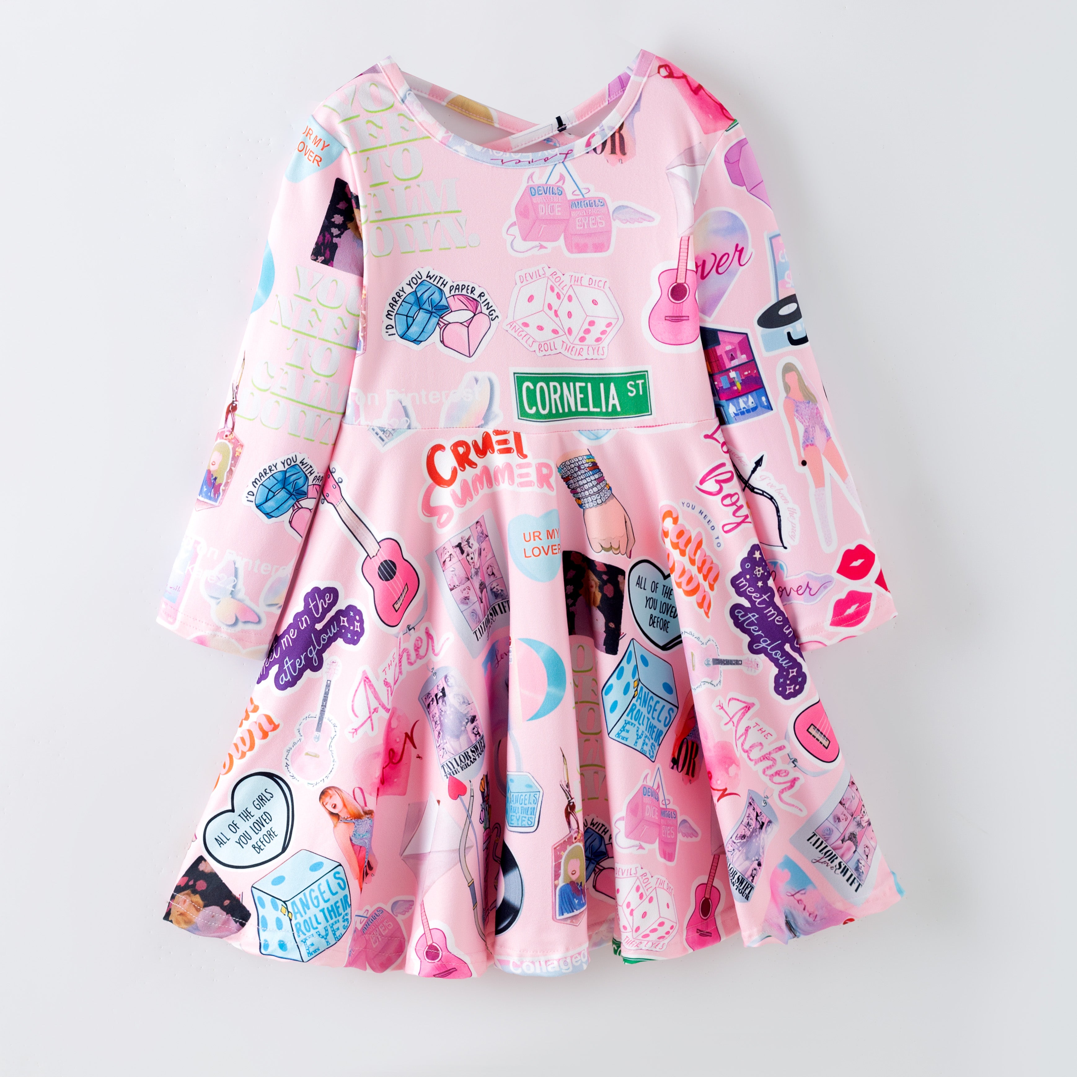 （Pre Order,Prepack Zone）Girls TS Print Dress（Mix Size）