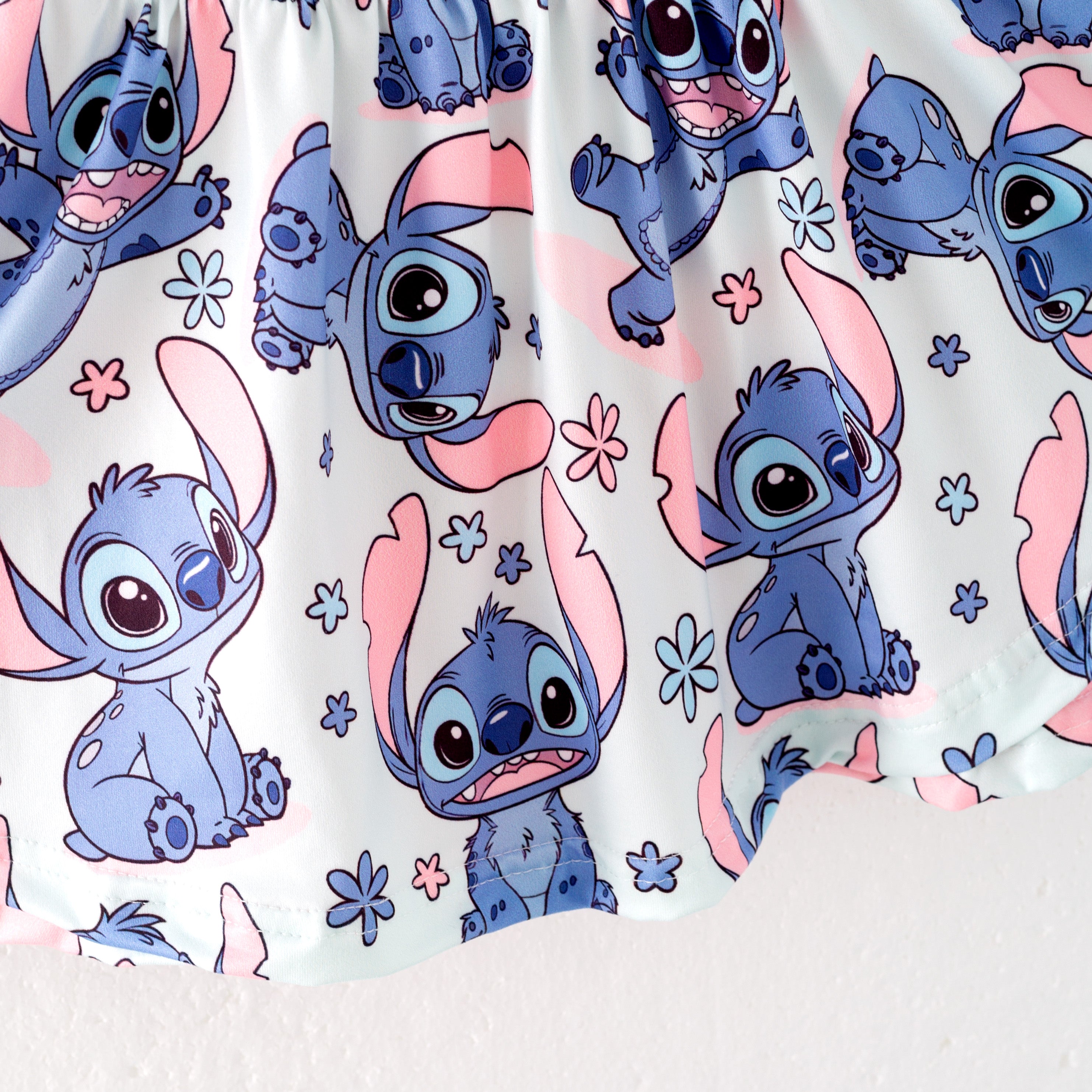 （Pre Order）Girls Spring and Summer Cartoon Print Skort Set