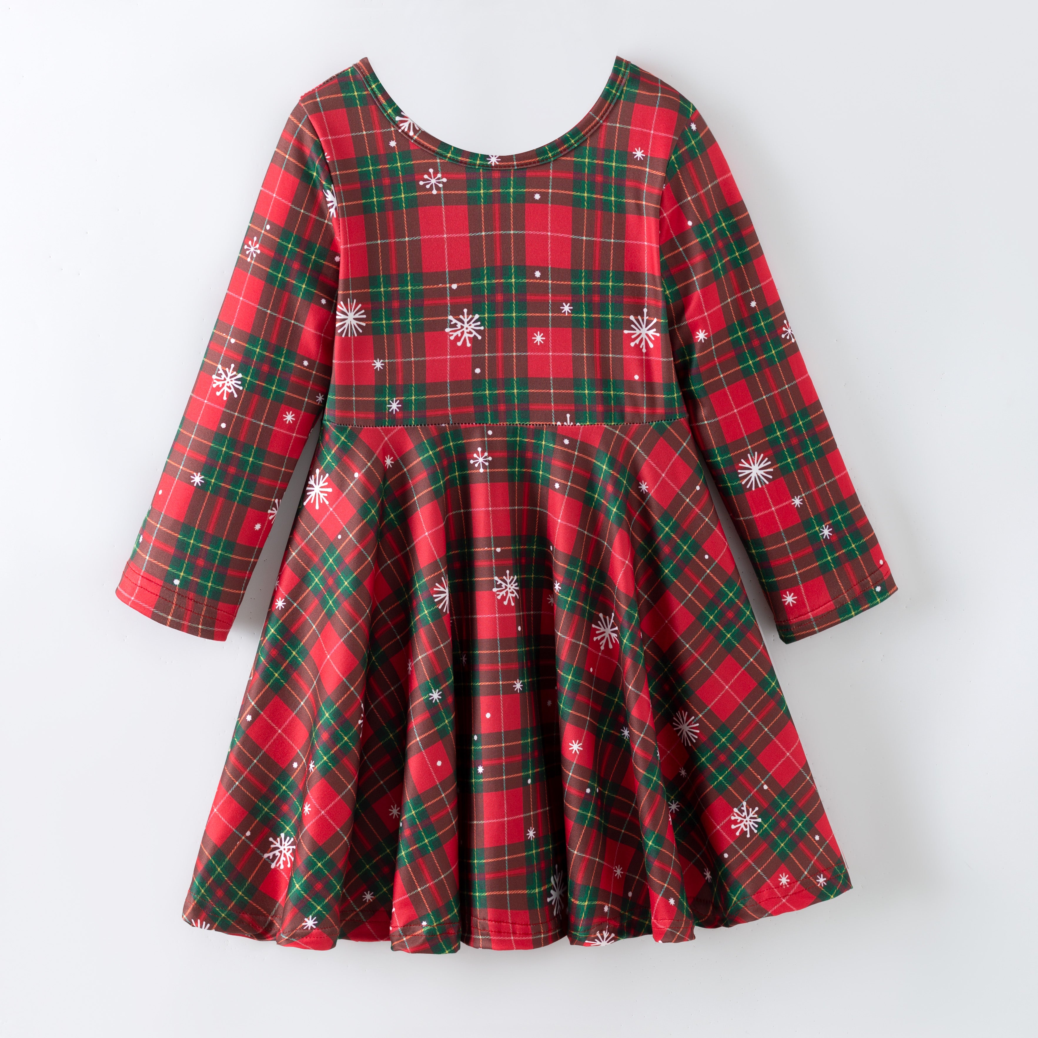 （Pre Order,Prepack Zone）Girls Christmas Print Dress&Pajamas（Mix Size）