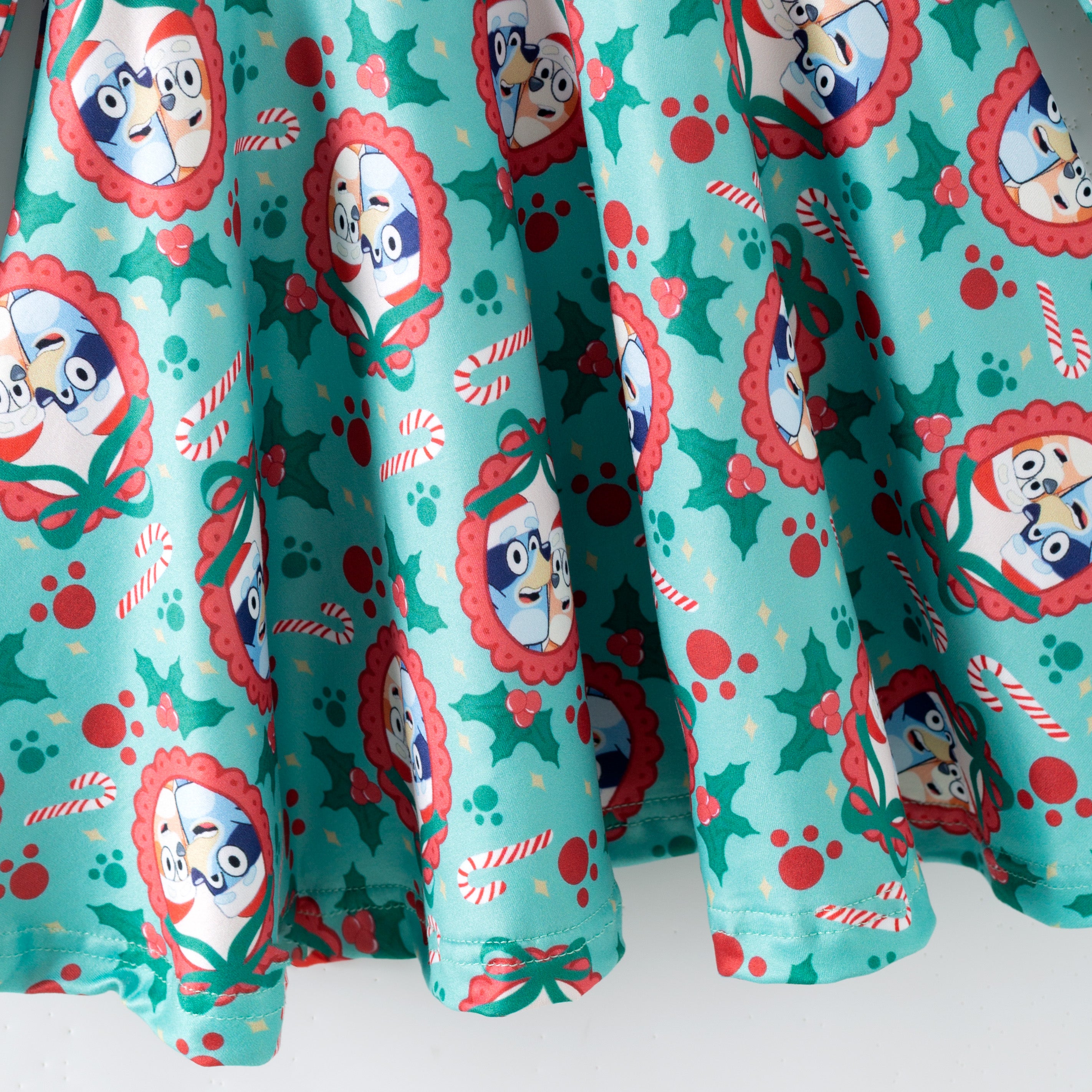 （Pre Order,Prepack Zone）Girls Christmas Cartoon Print Dress&Pajamas（Mix Size）