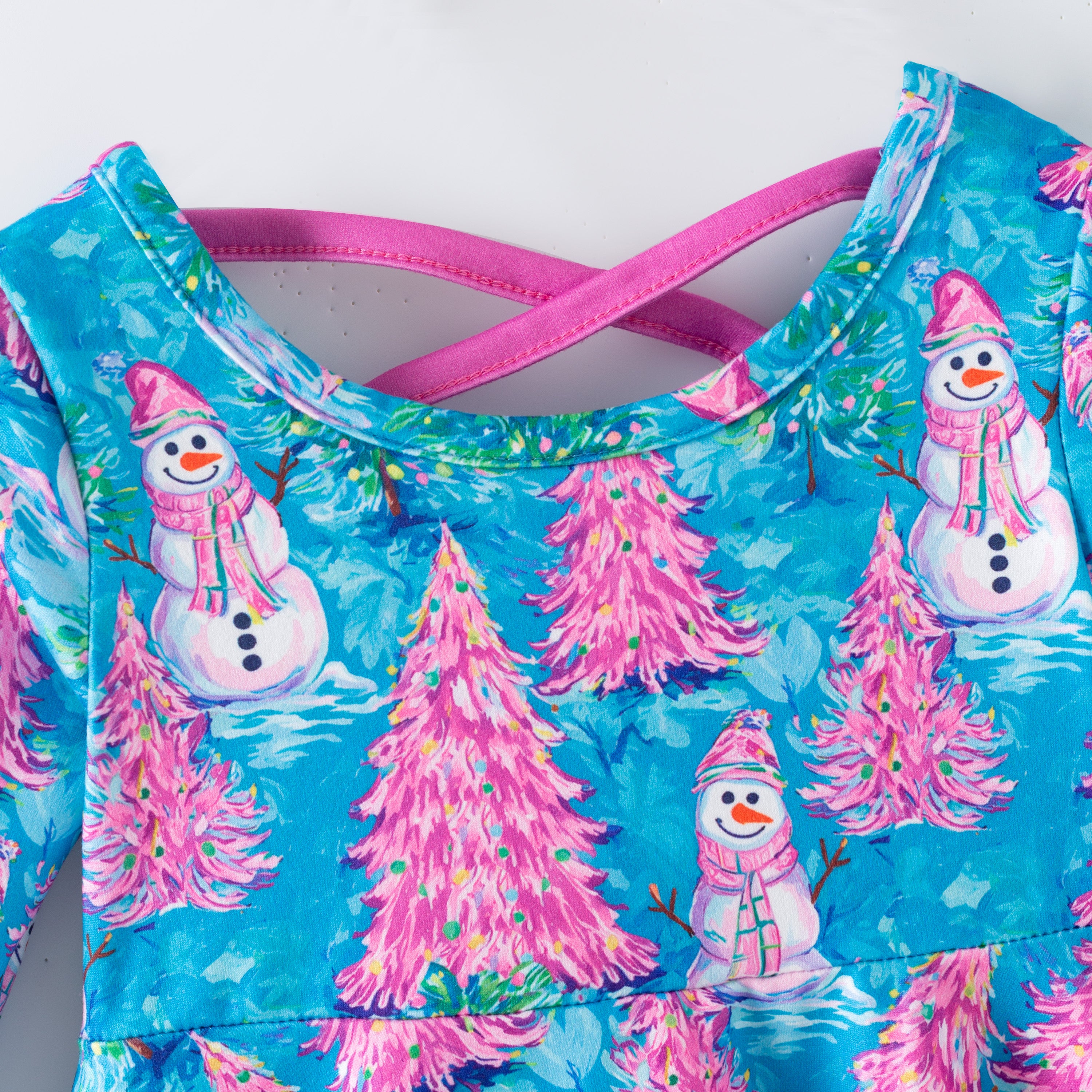 （Pre Order,Prepack Zone）Girls Christmas Print Dress（Mix Size）