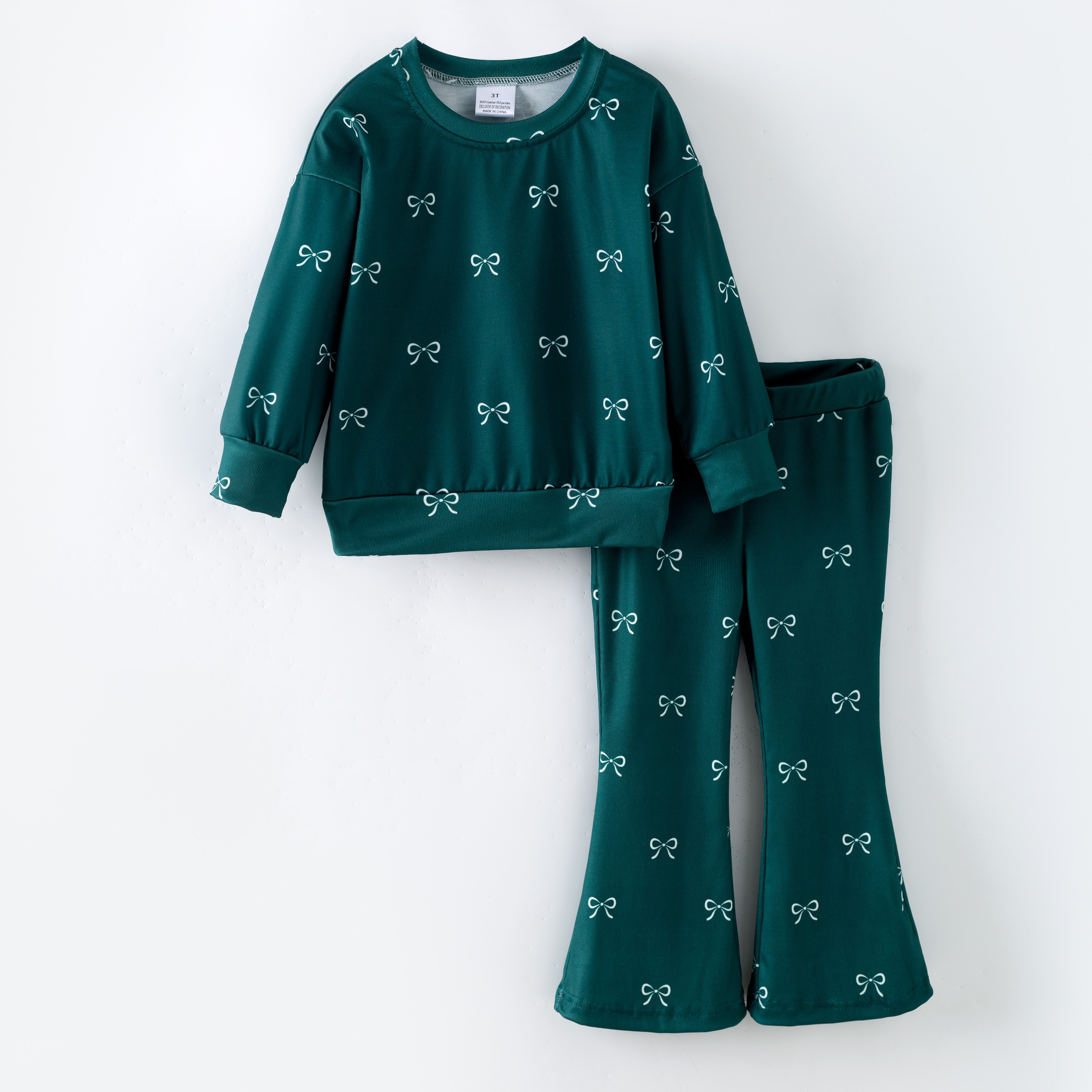 （Pre Order,Prepack Zone）Girls Christmas Print Set（Mix Size）