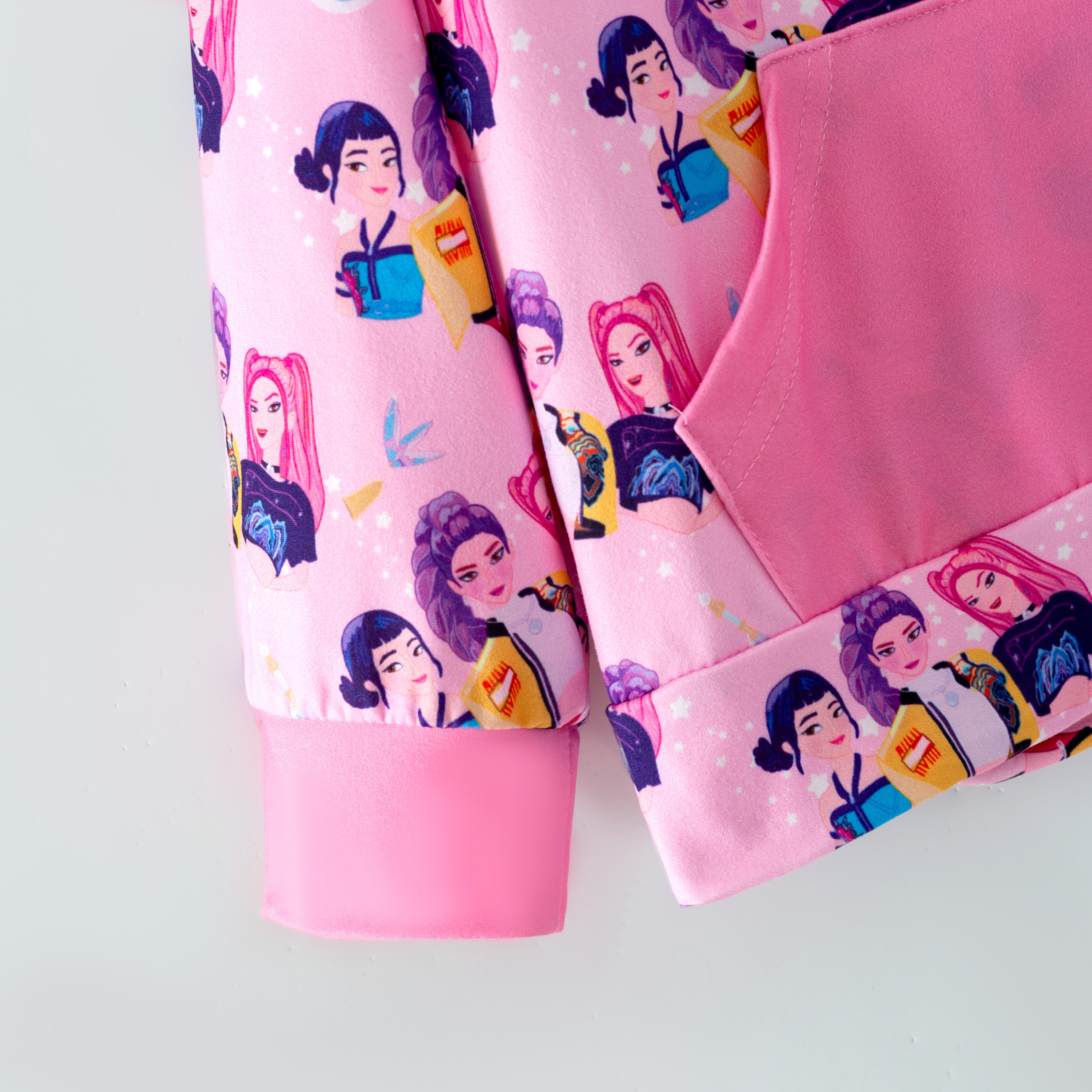 （Pre Order,Prepack Zone）Girls Movie Character Print Hoodie（Mix Size）