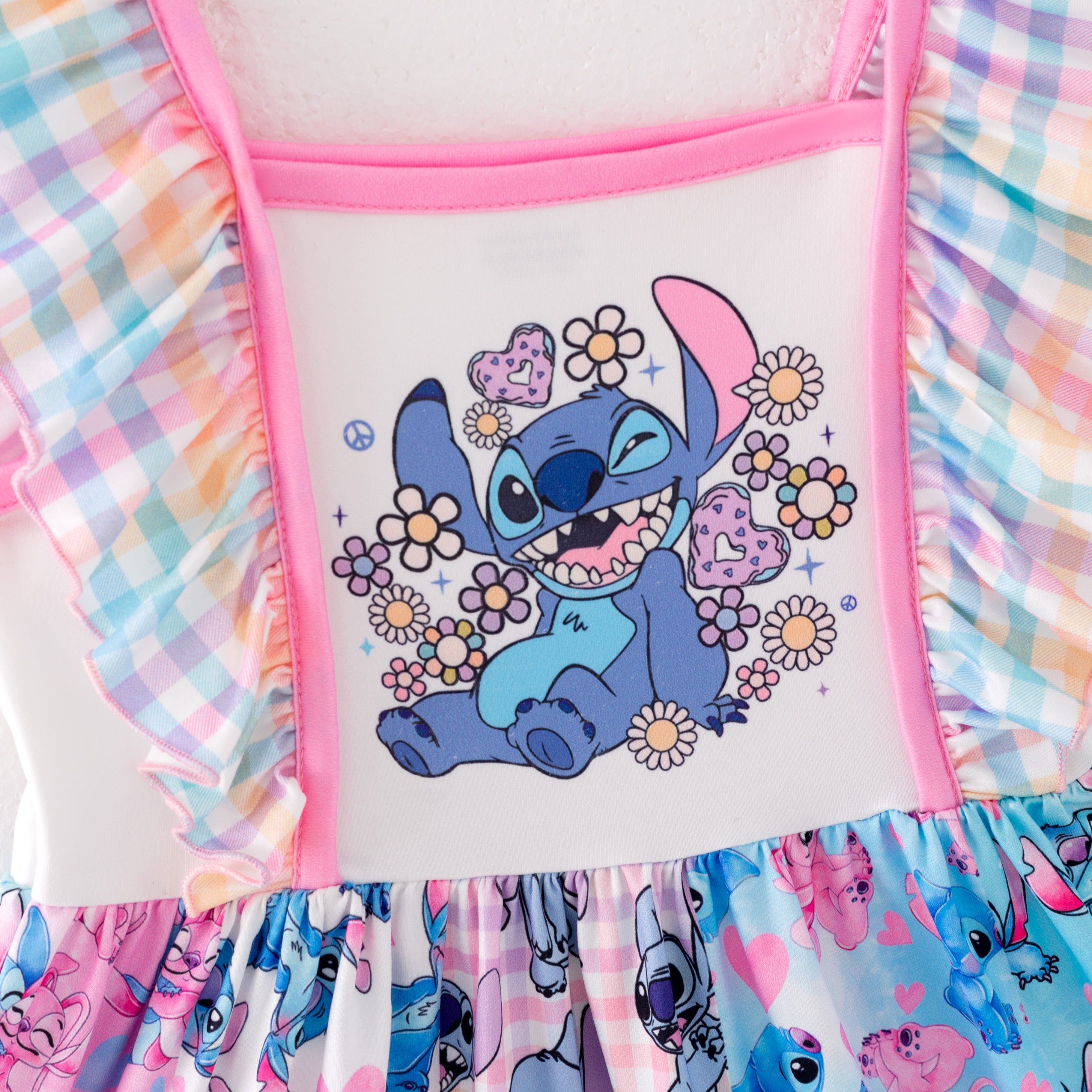 （Pre Order）Girls Spring and Summer Cartoon Print Dress