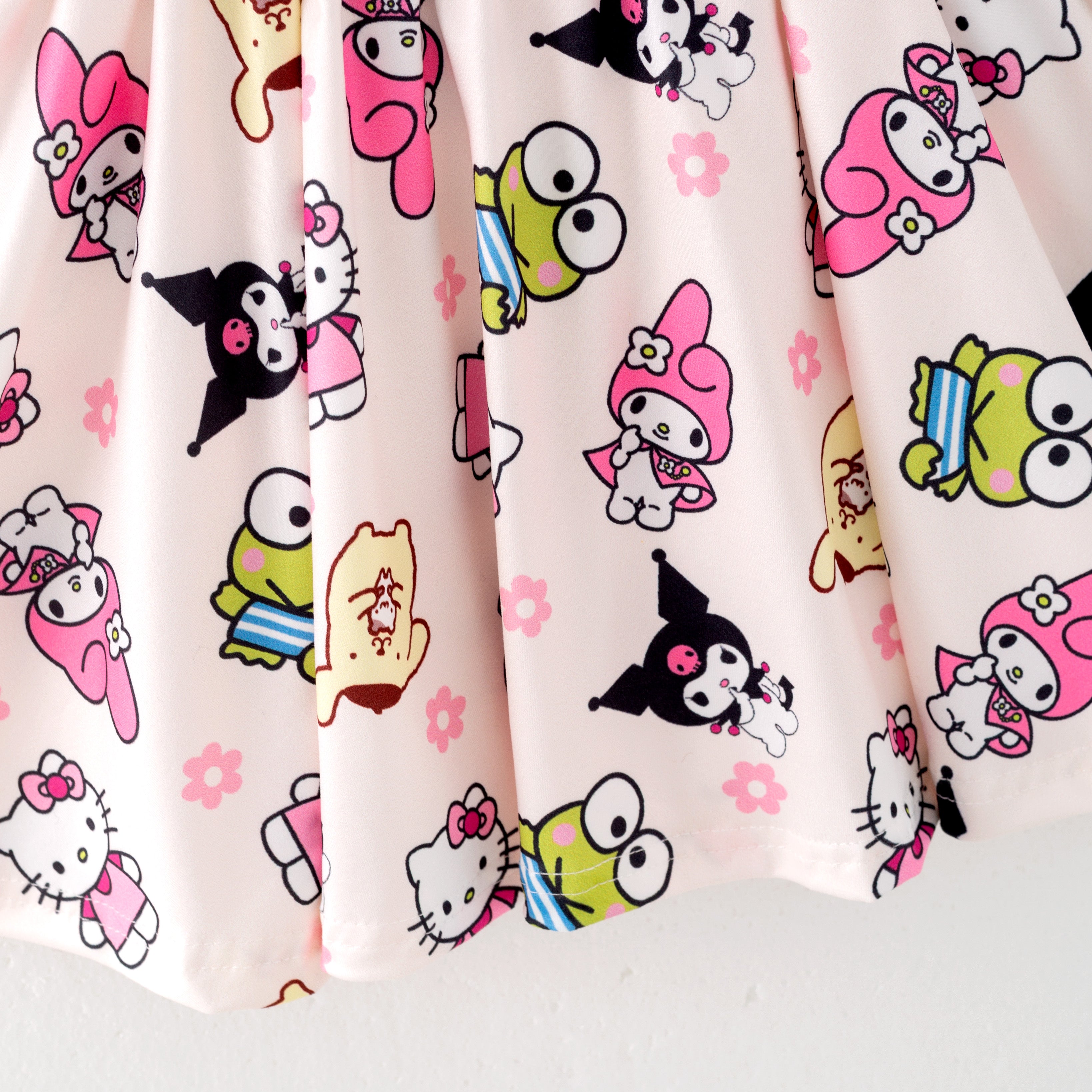 （Pre Order）Girls Summer Sanrio Print Skirt Set