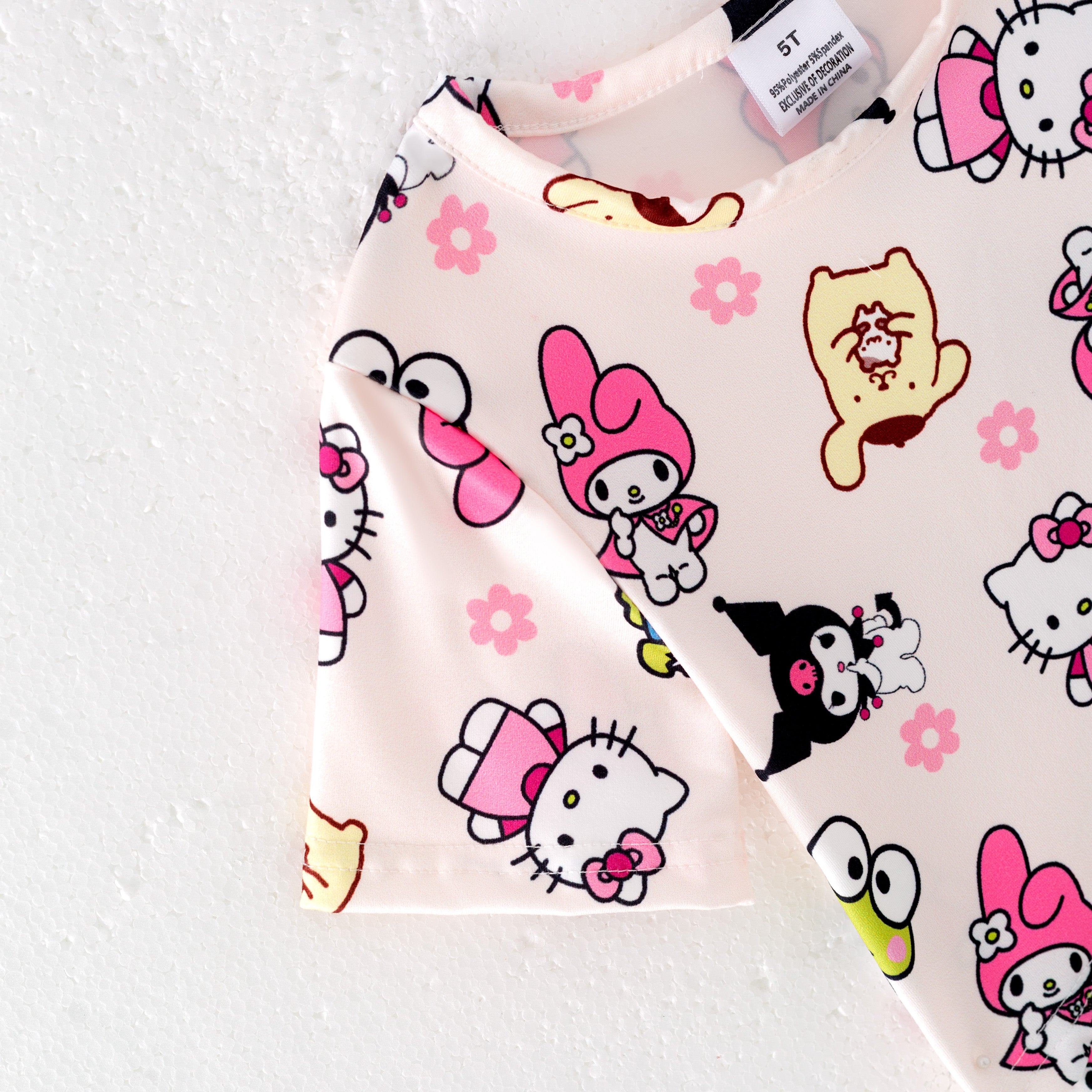（Pre Order）Girls Summer Sanrio Print Skirt Set