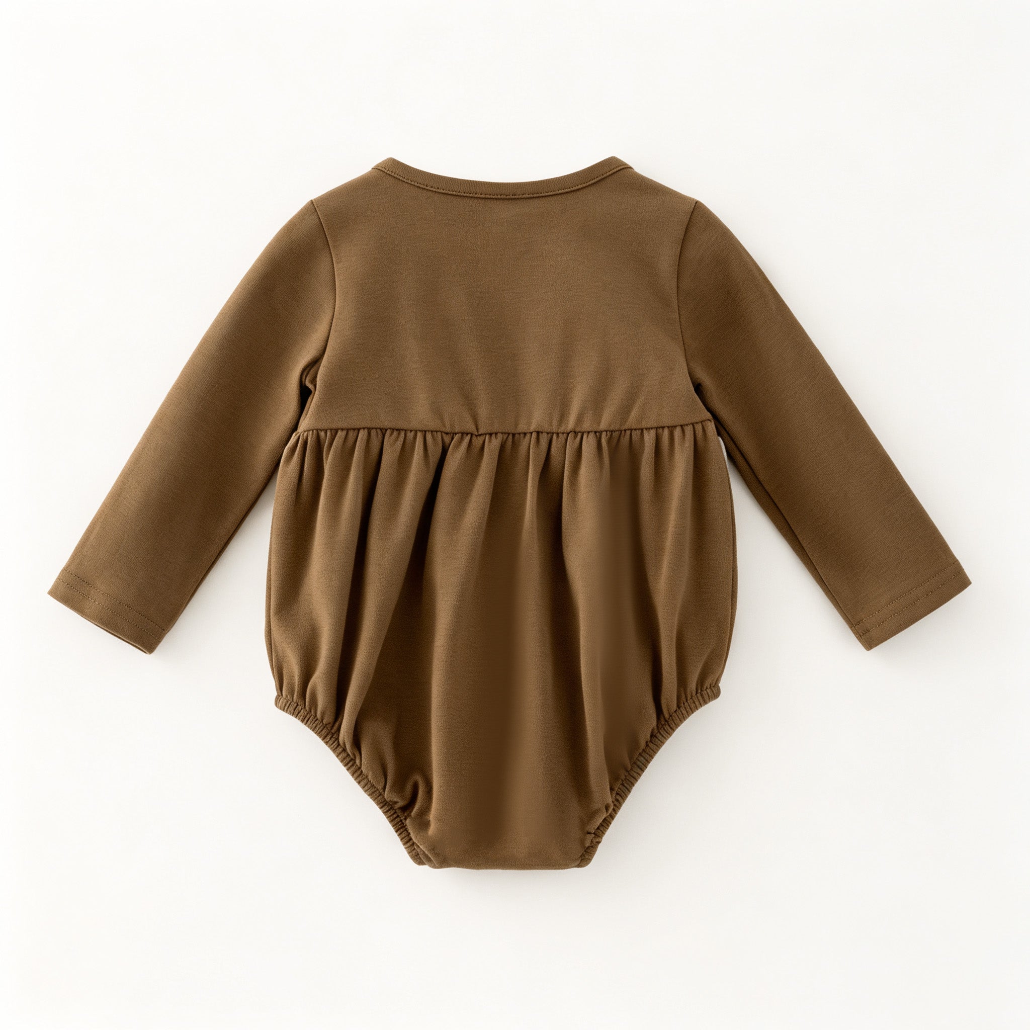 （In Stock）Toddler Girls Christmas Gingerbread Applique Cotton Romper