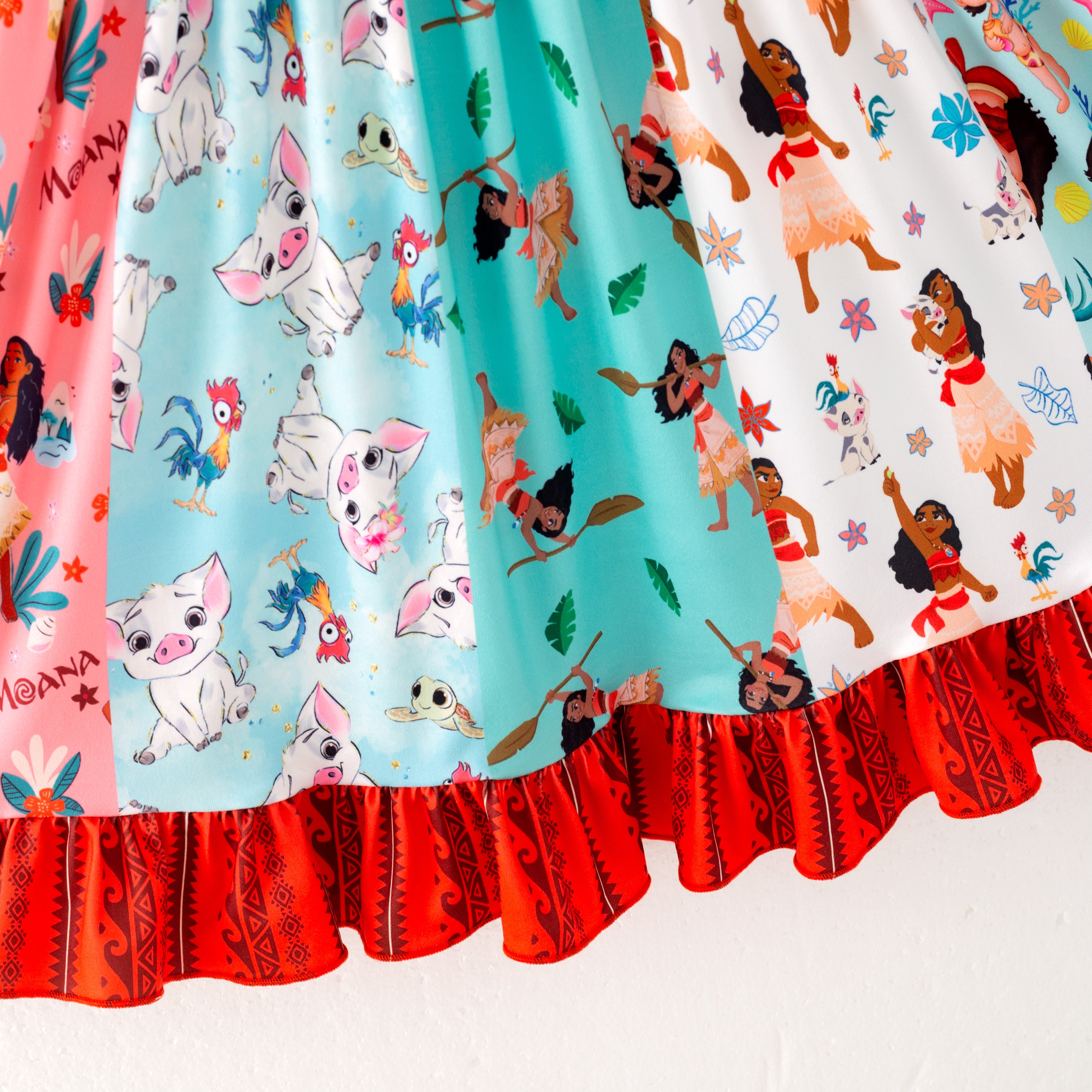 （Pre Order）Girls Spring and Summer Cartoon Print Dress