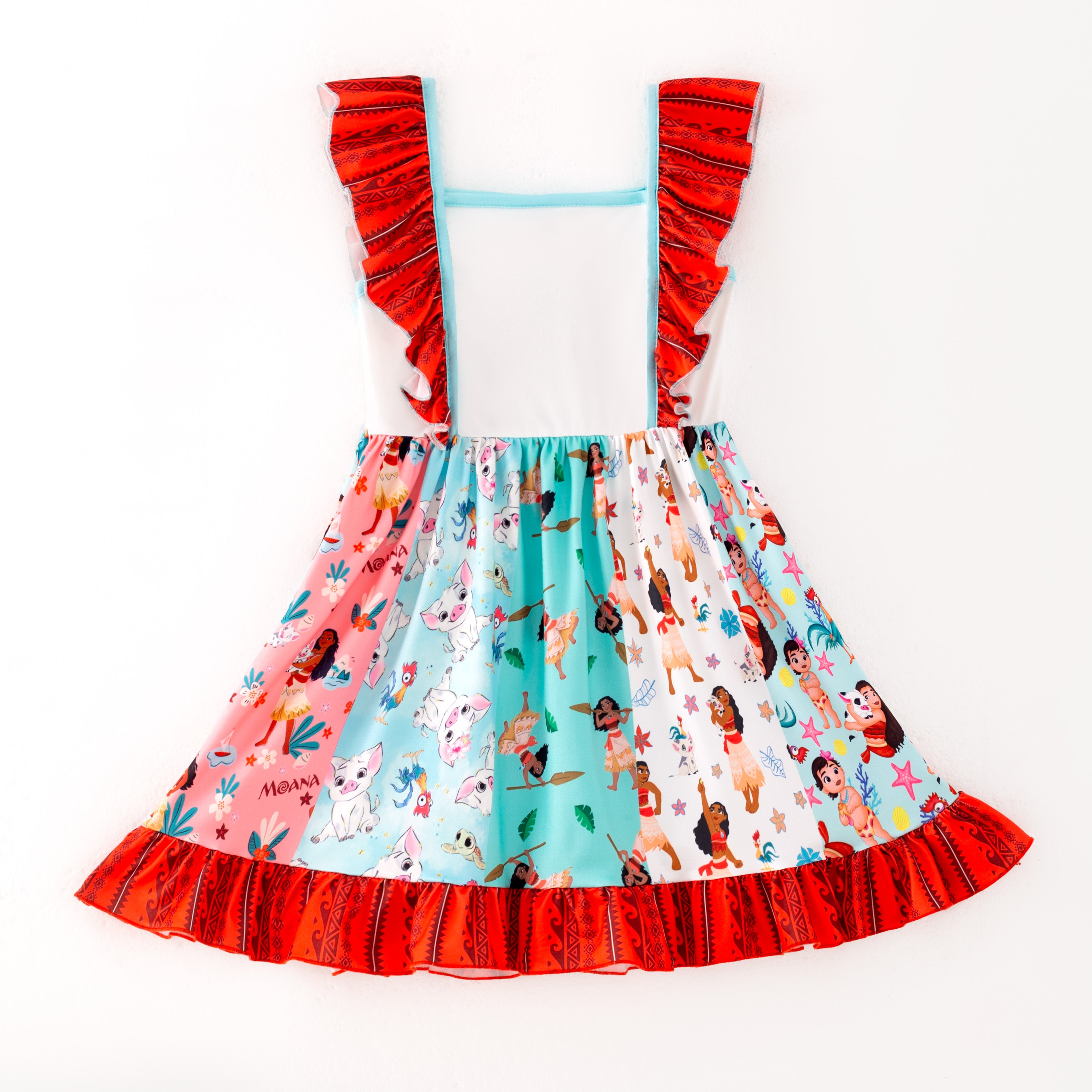 （Pre Order）Girls Spring and Summer Cartoon Print Dress