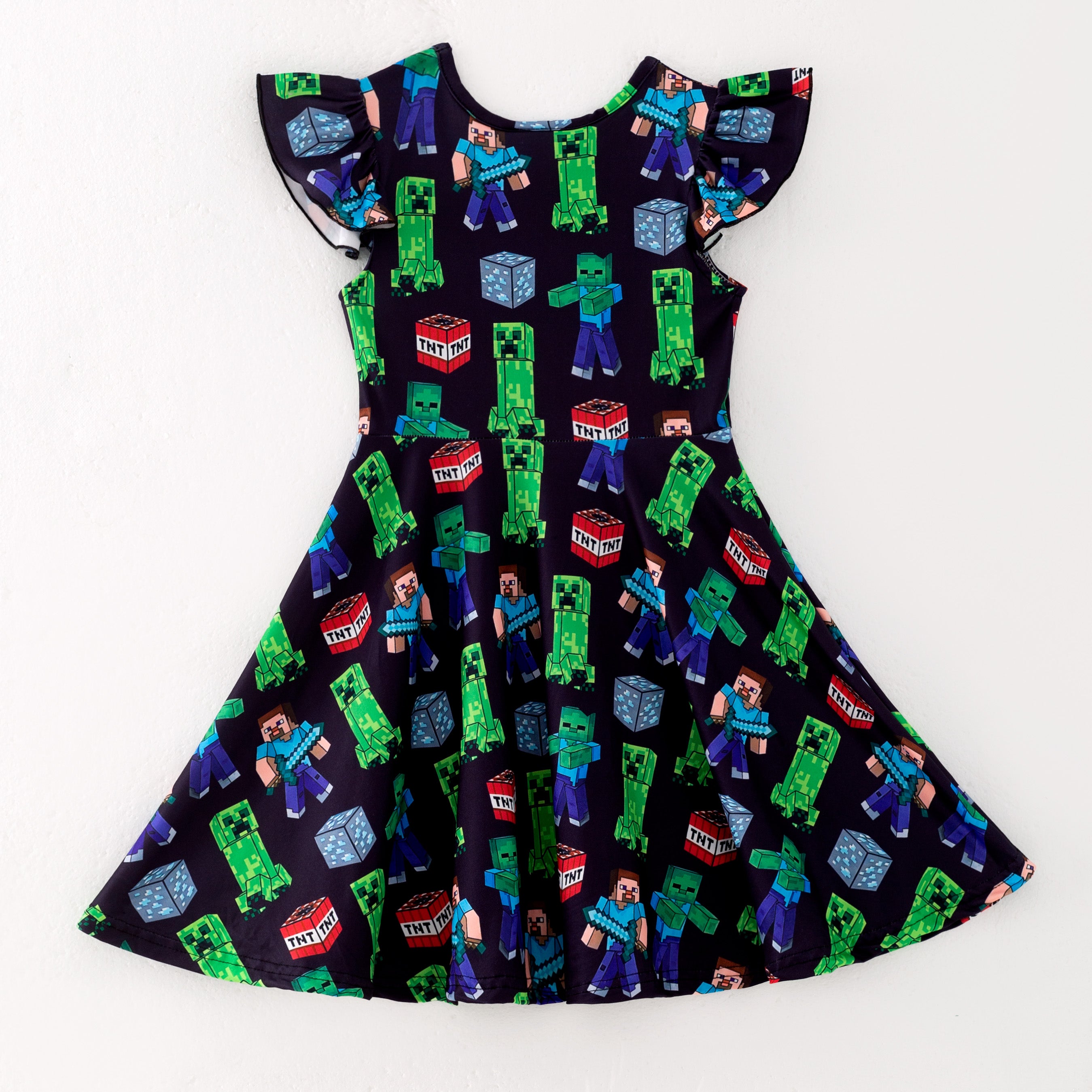 （Pre Order）Sibling Game Character Print Dress ＆Set